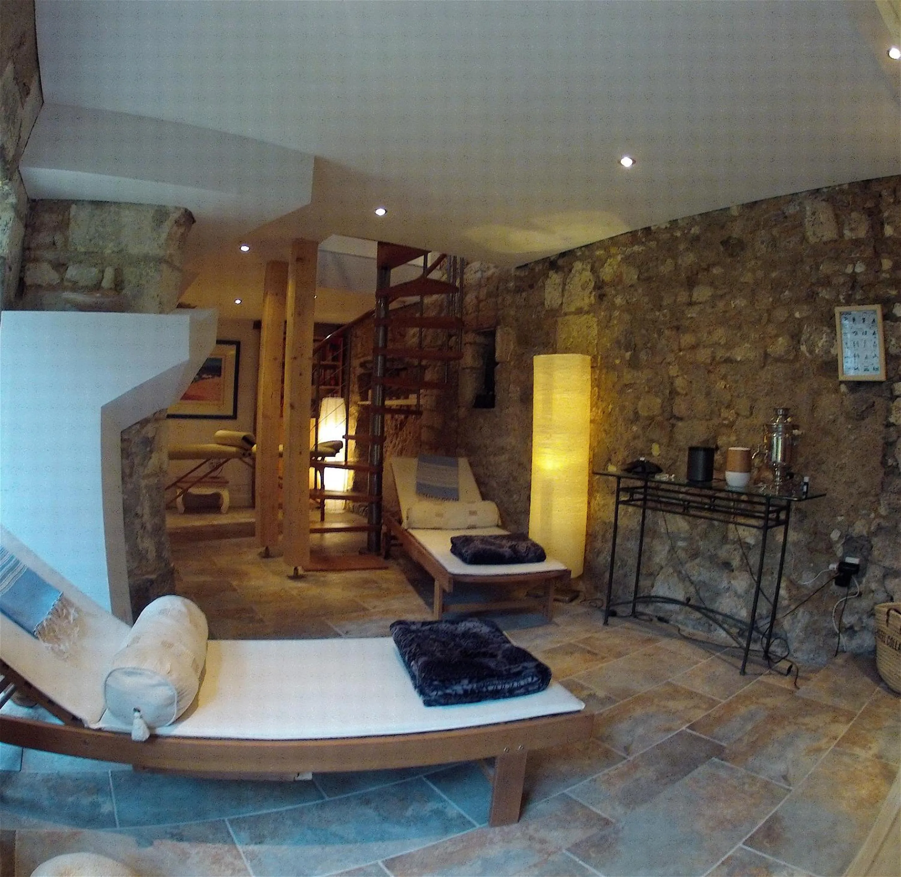 Sauna, Bed in Maison Colladon