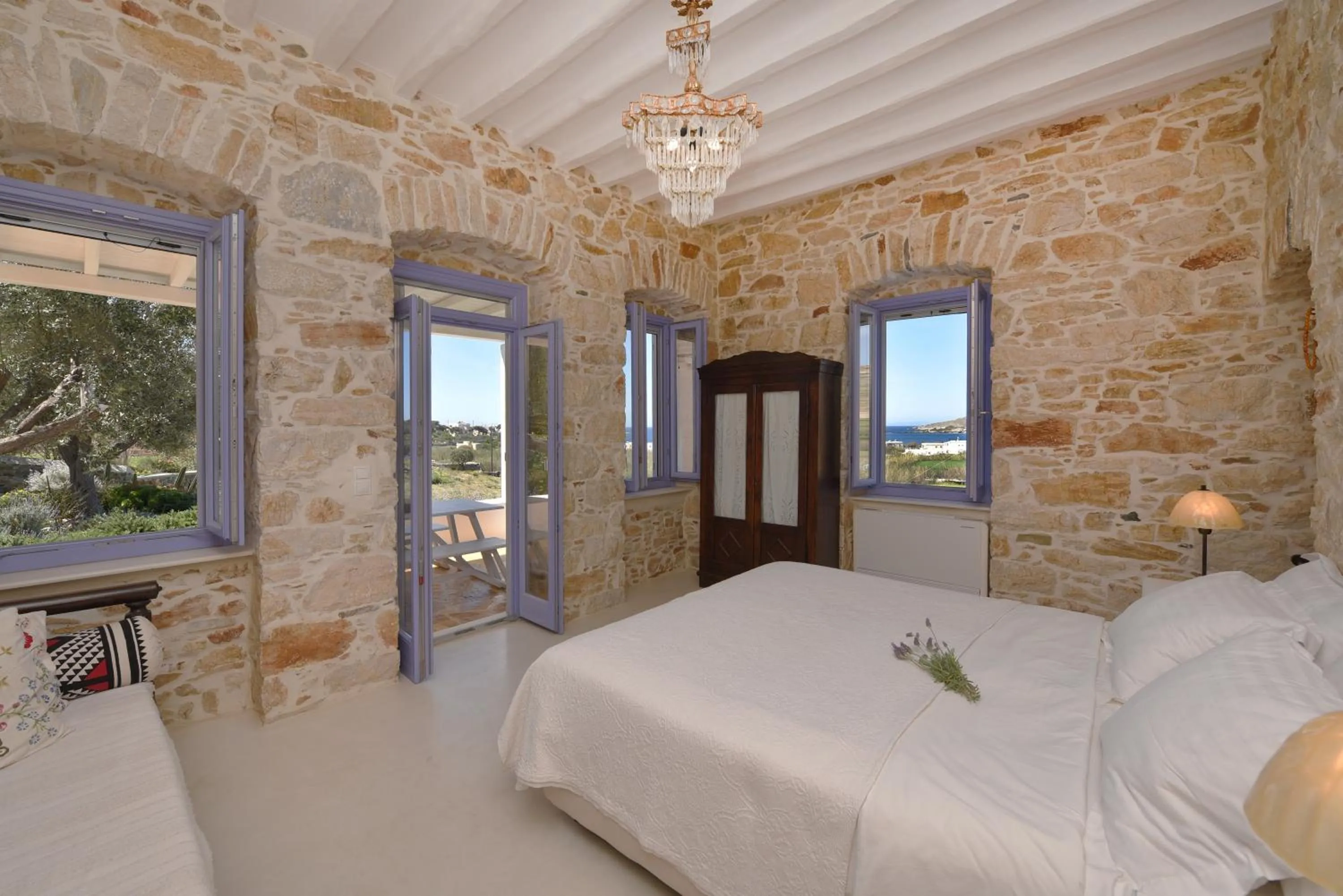 Bedroom, Bed in Good Life Greece Eco Villas