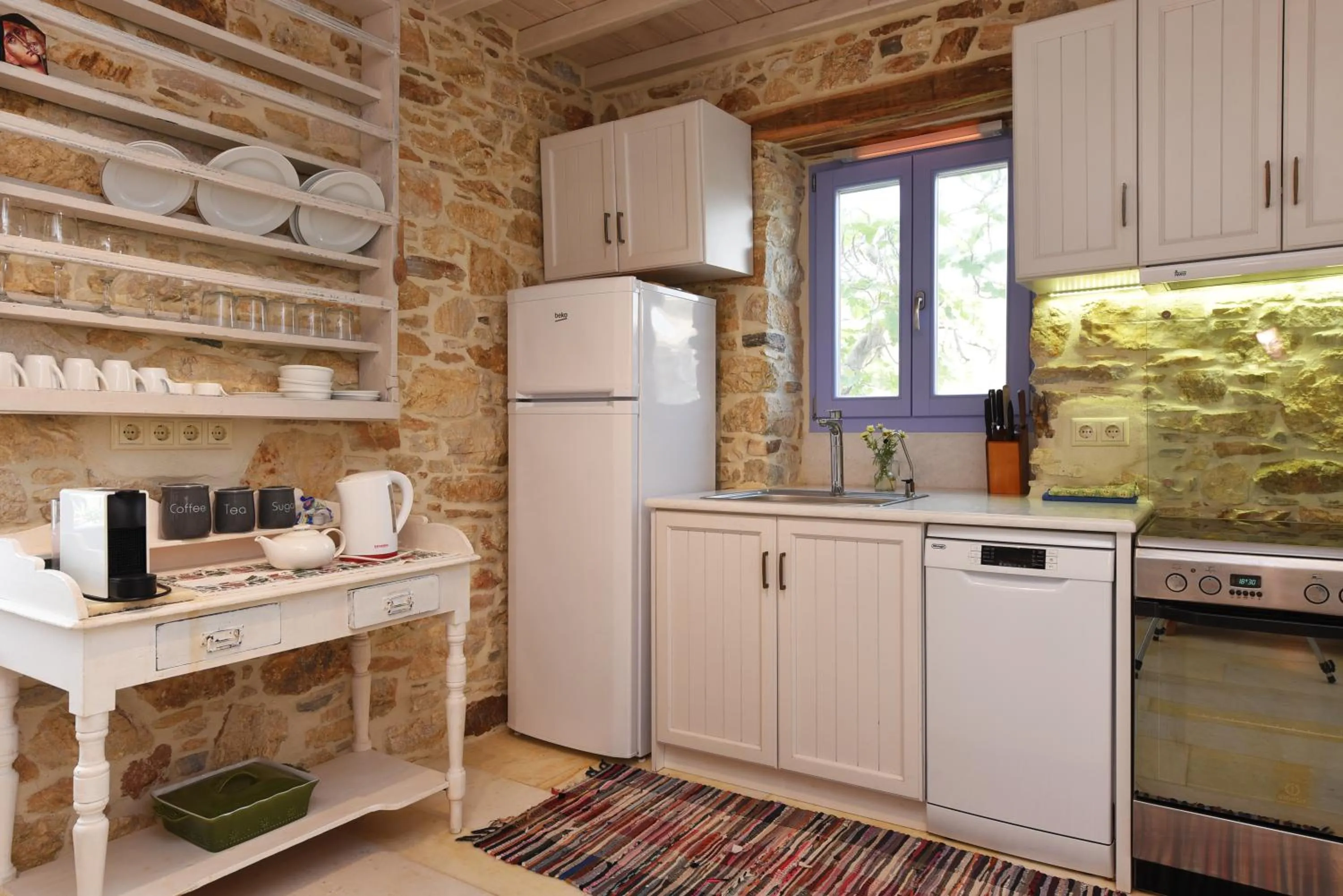 kitchen in Good Life Greece Eco Villas