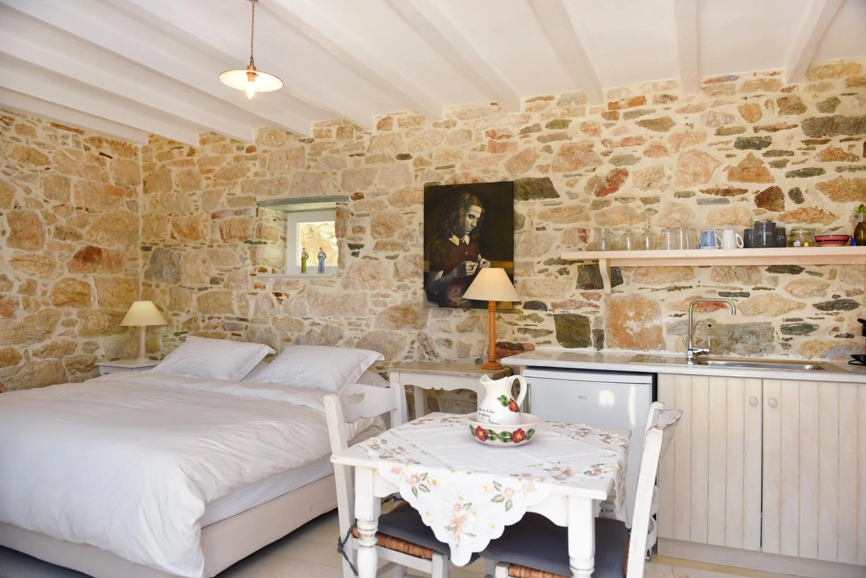 Bedroom, Bed in Good Life Greece Eco Villas