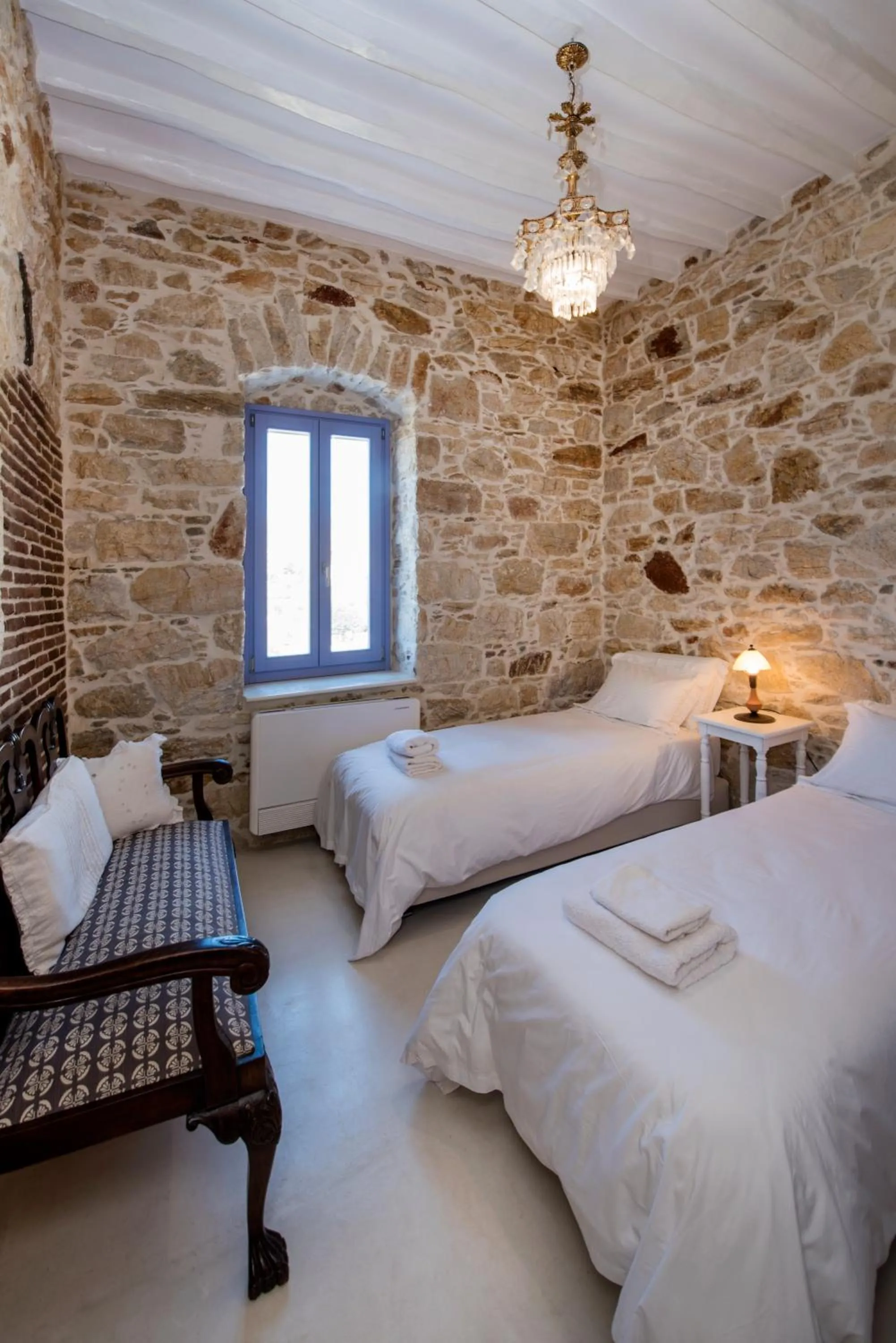 Bed in Good Life Greece Eco Villas
