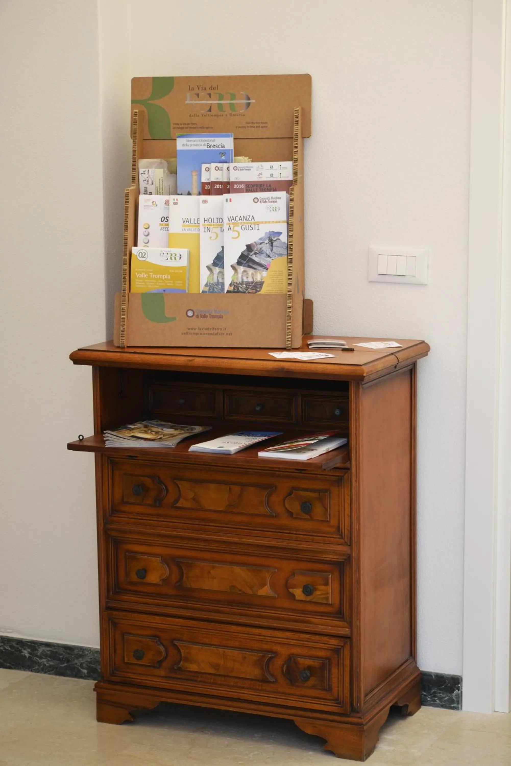 Lobby or reception in La Casa Ritrovata