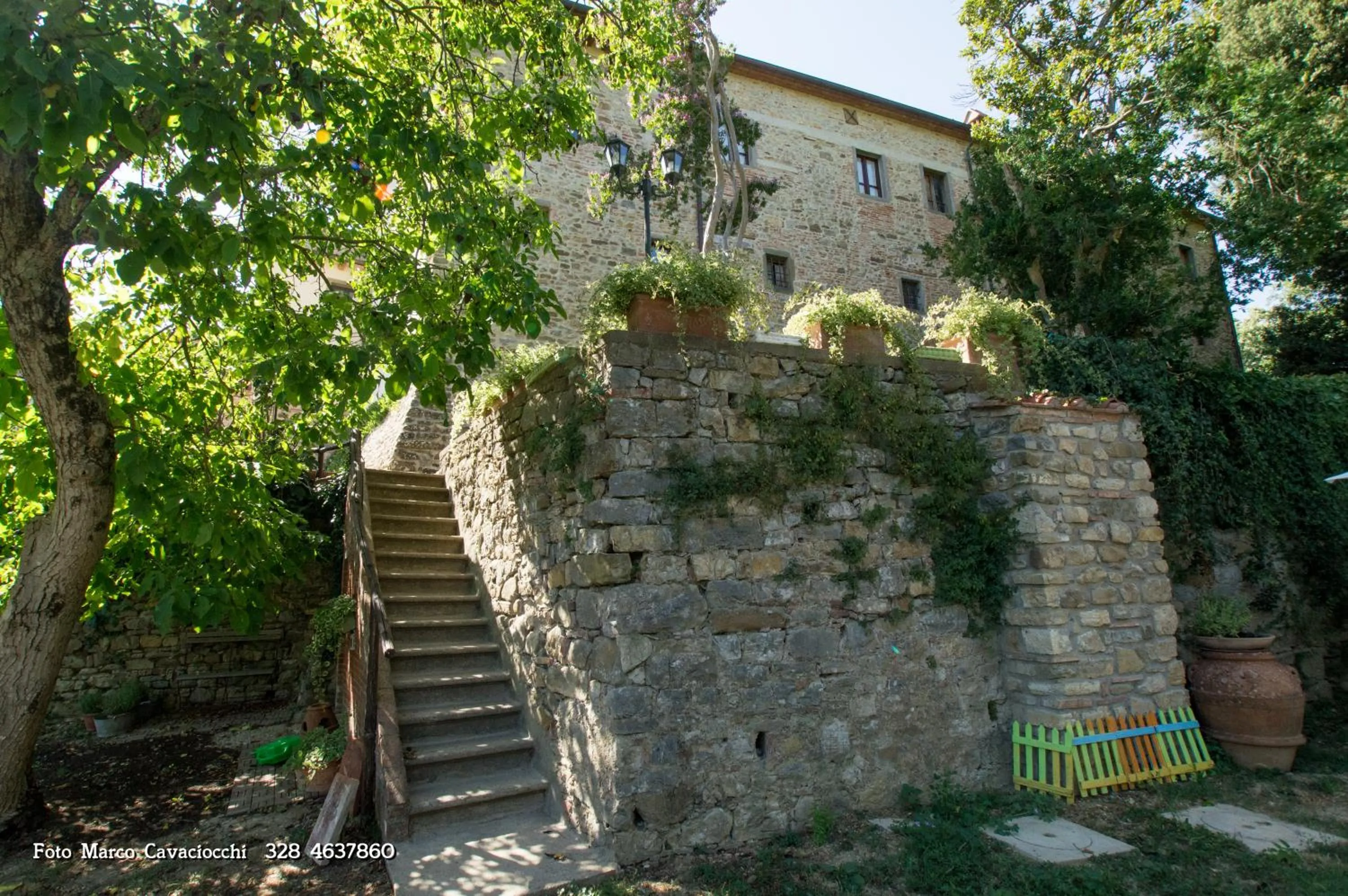Garden in Il Bosso di Toscana
