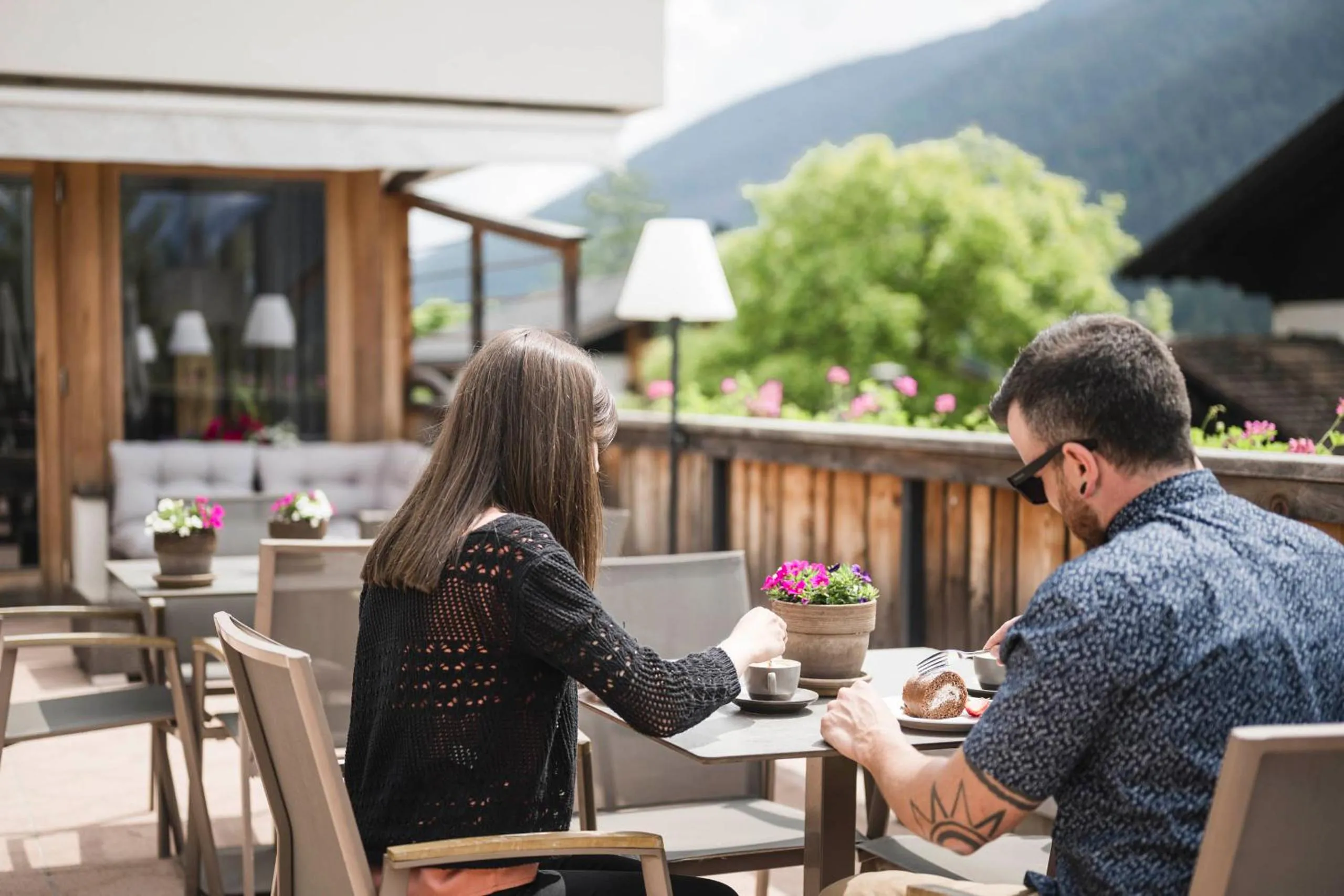 Balcony/Terrace in Familienhotel Viktoria