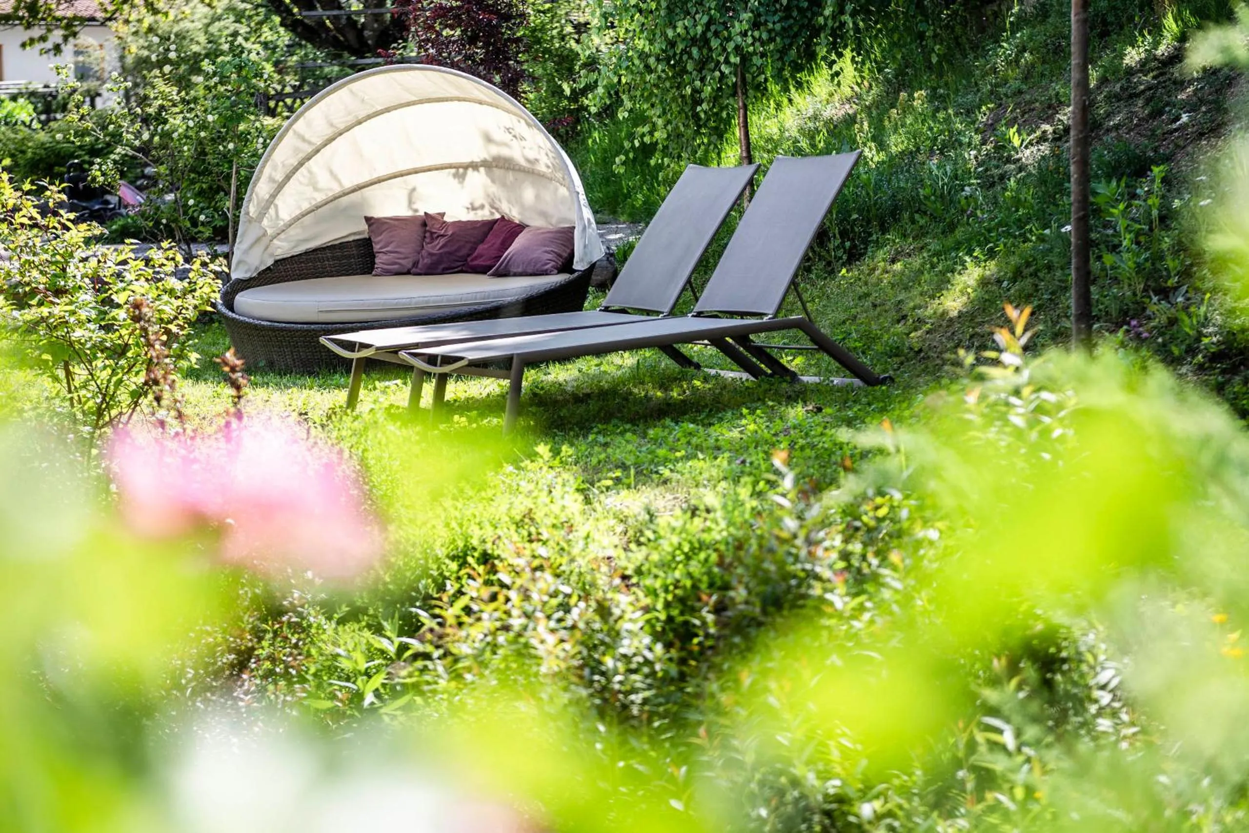 Garden in Familienhotel Viktoria