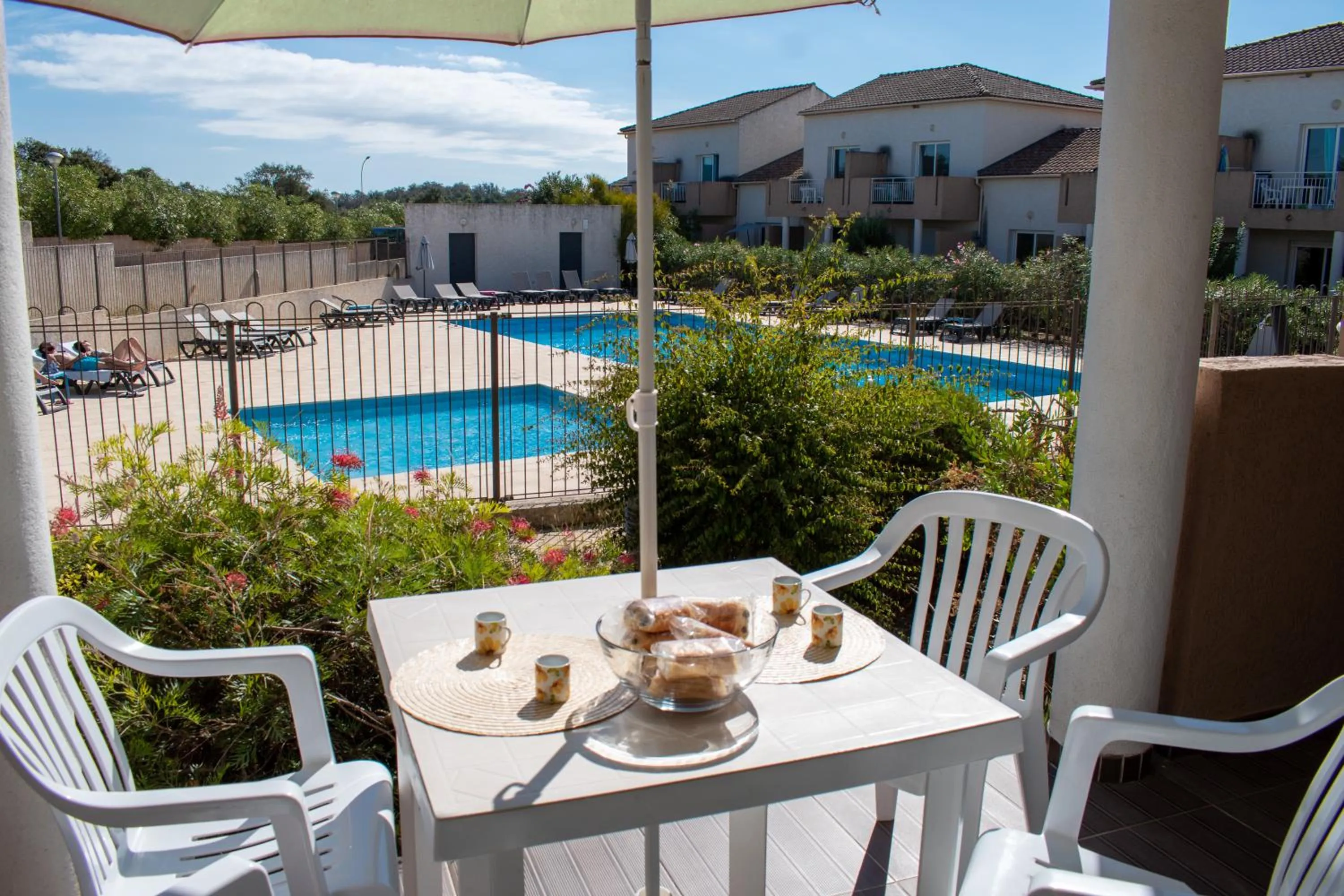 Balcony/Terrace in Terres de France - Les Hauts du Maquis