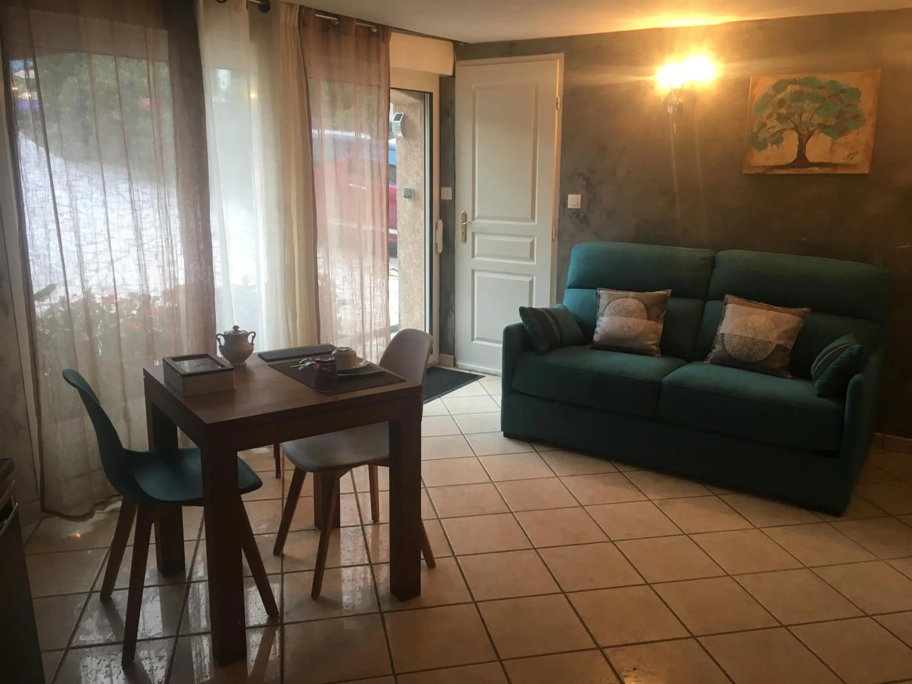 Living room in Villa Chapulay