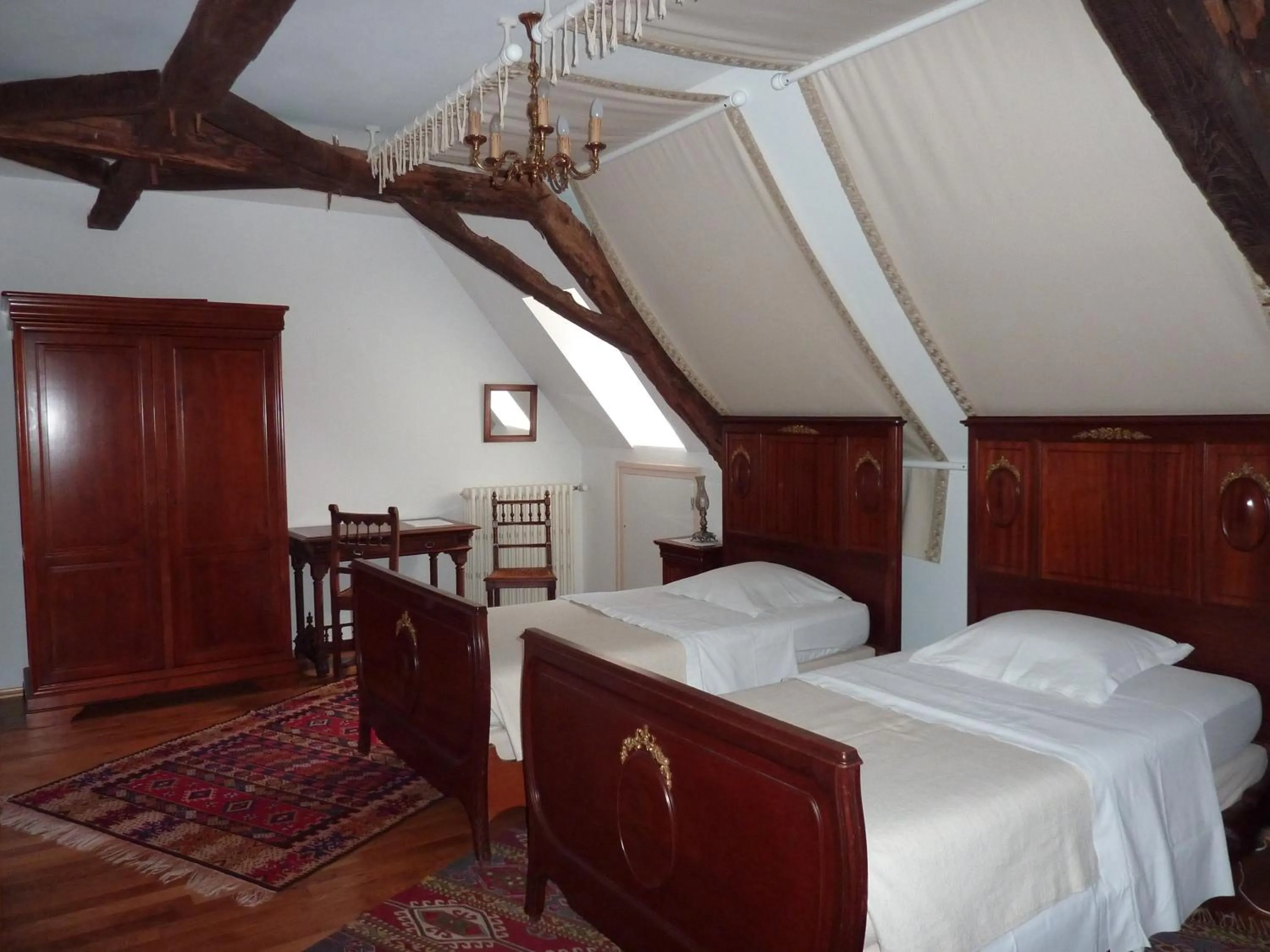 Bed in Chateau-Gaillard