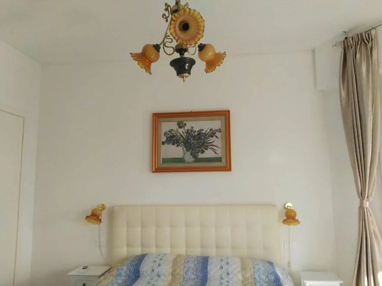 Decorative detail, Bed in Nancy House