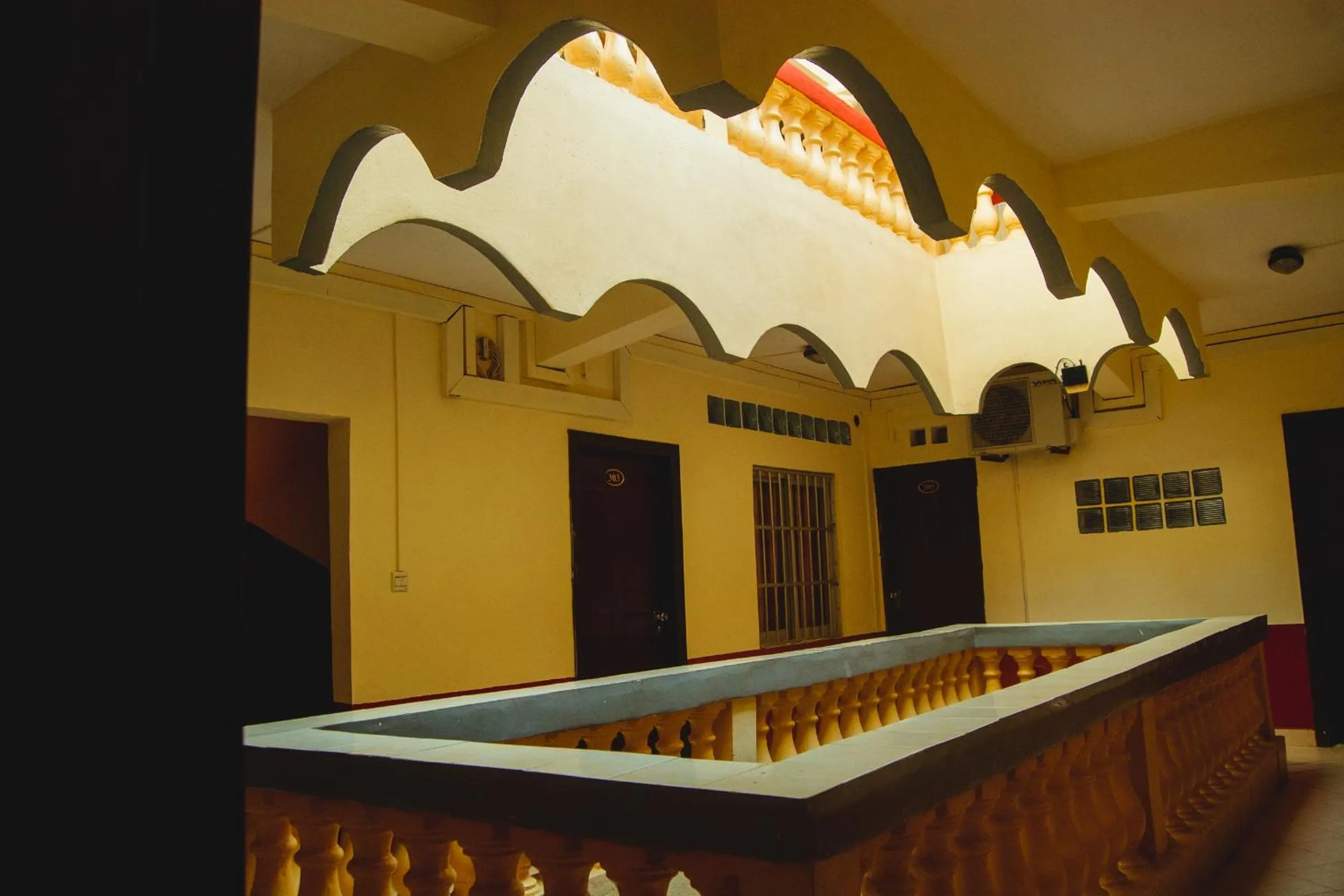 Patio in Salama Hôtel Majunga