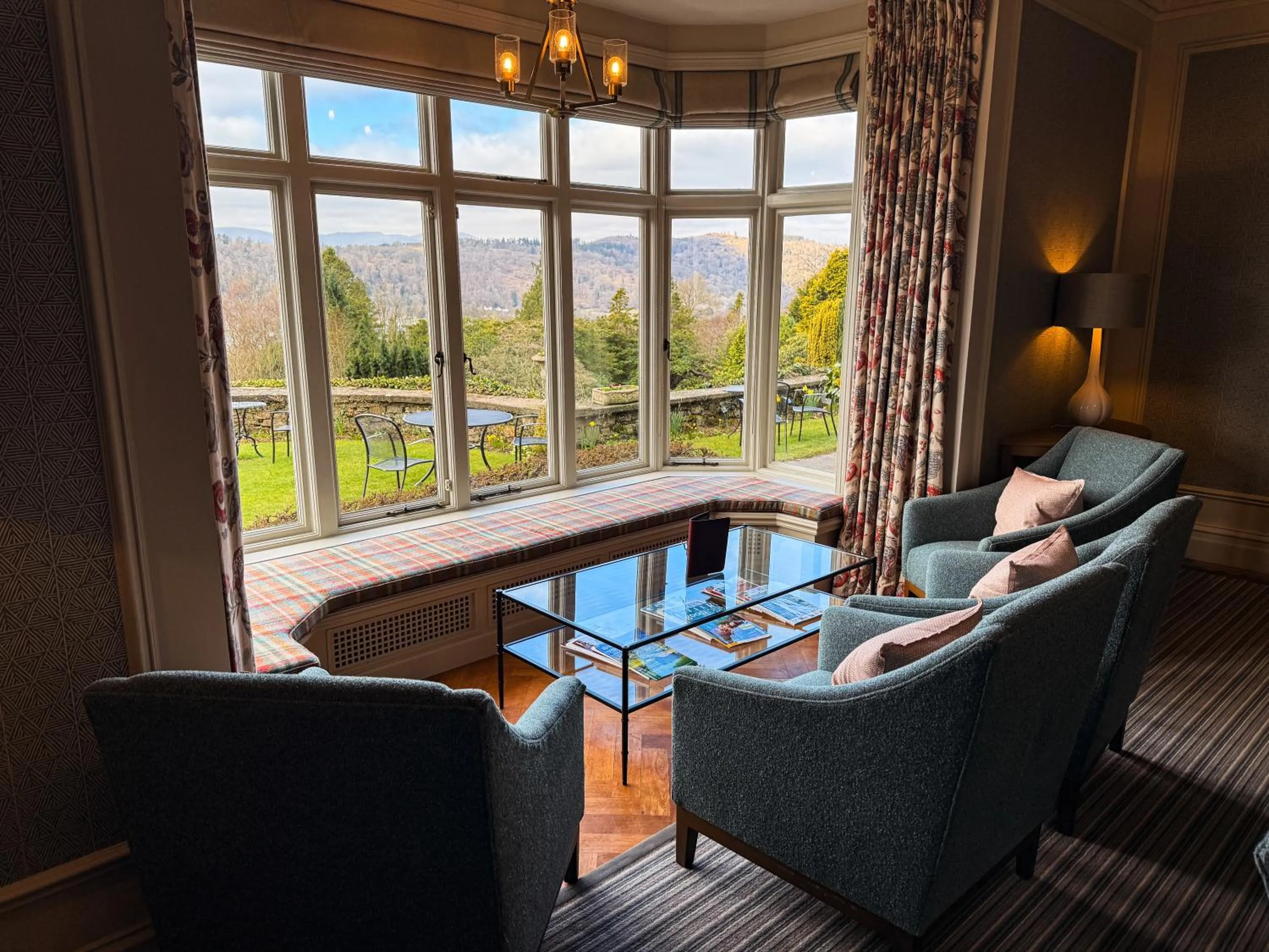 Seating area in Lindeth Fell Country House