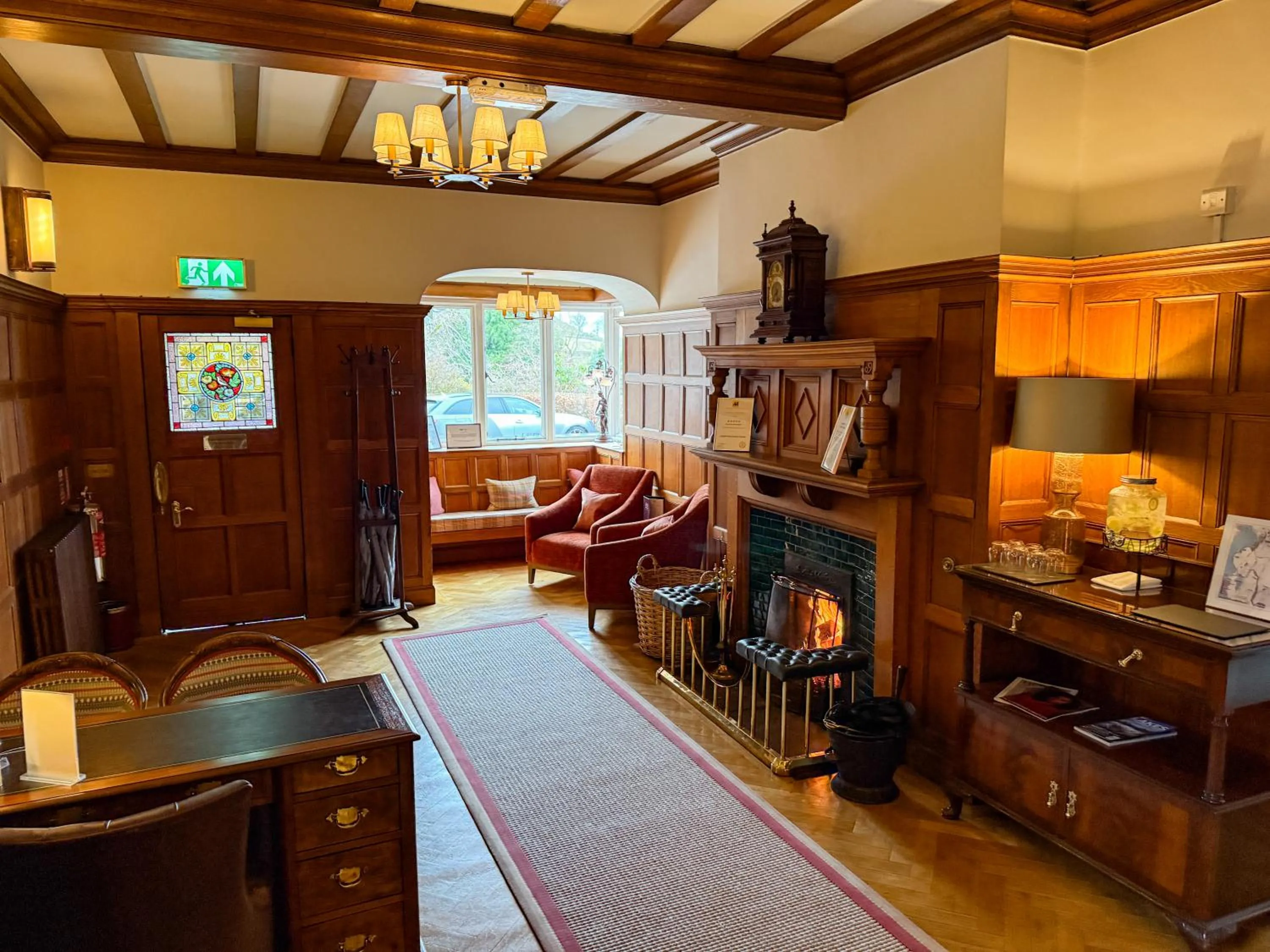 Lobby or reception in Lindeth Fell Country House