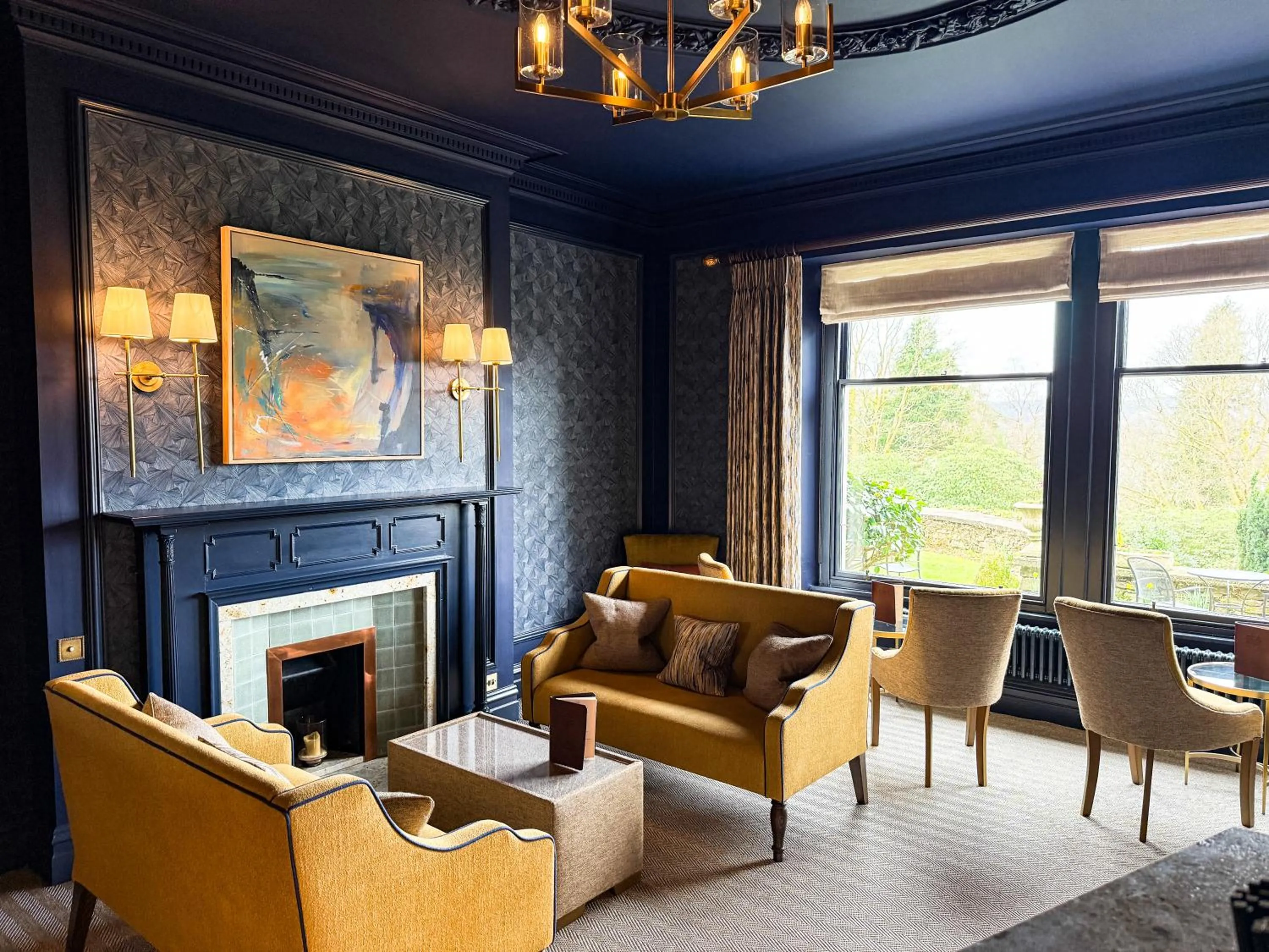 Seating area in Lindeth Fell Country House