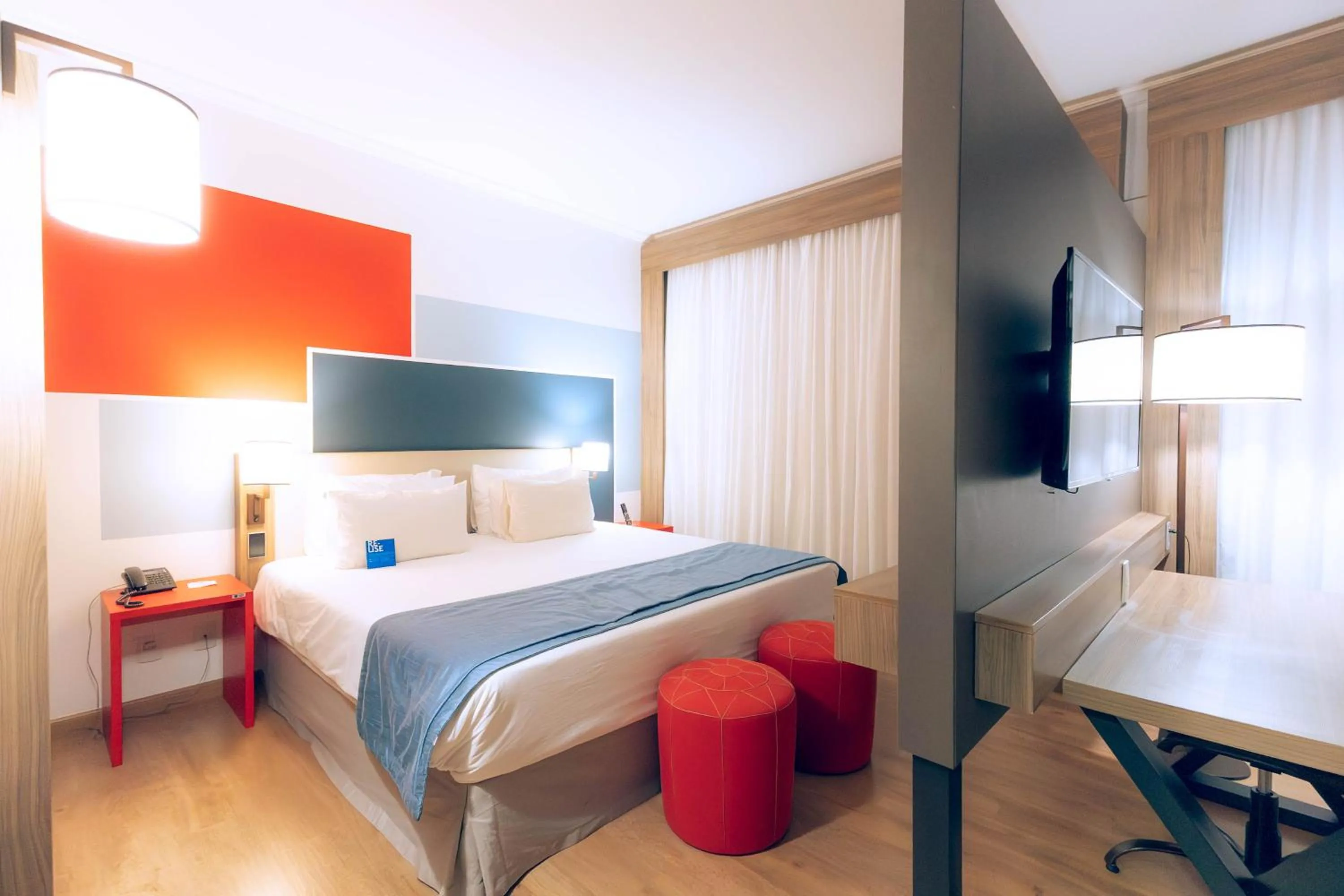 Bedroom, Bed in TRYP By Wyndham Ribeirão Preto