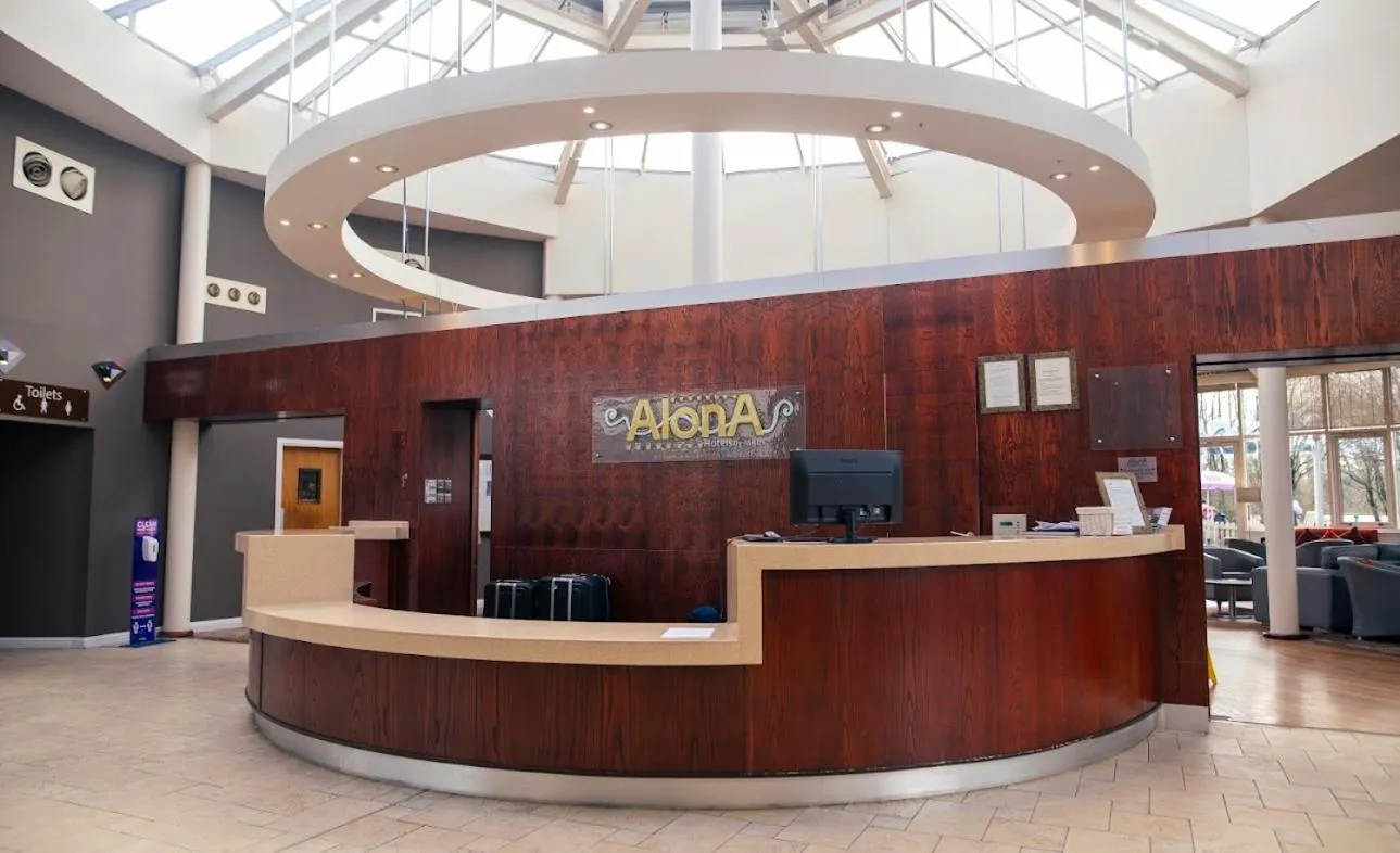 Lobby or reception in Alona Hotel