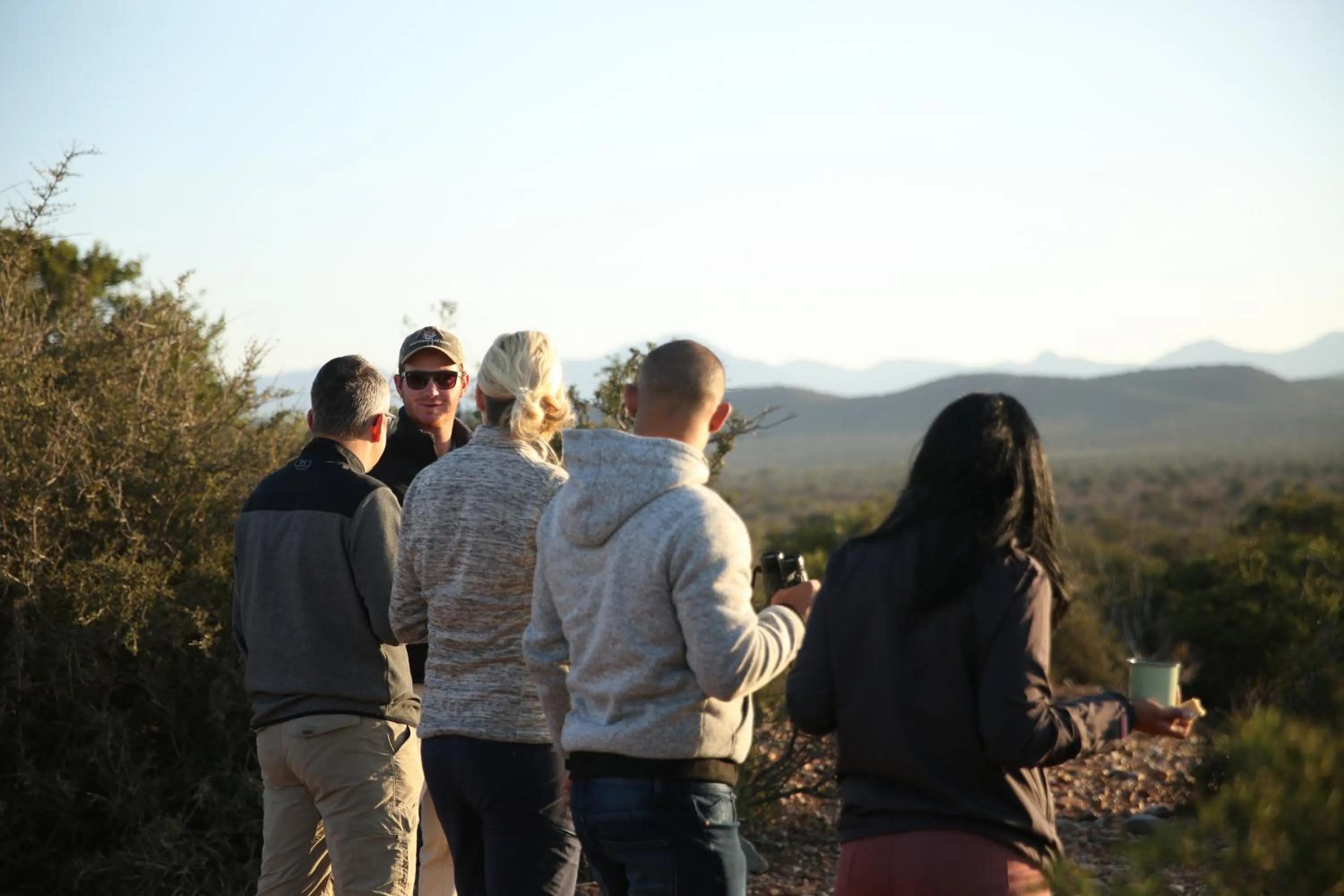 Sunset in De Opstal Country Lodge