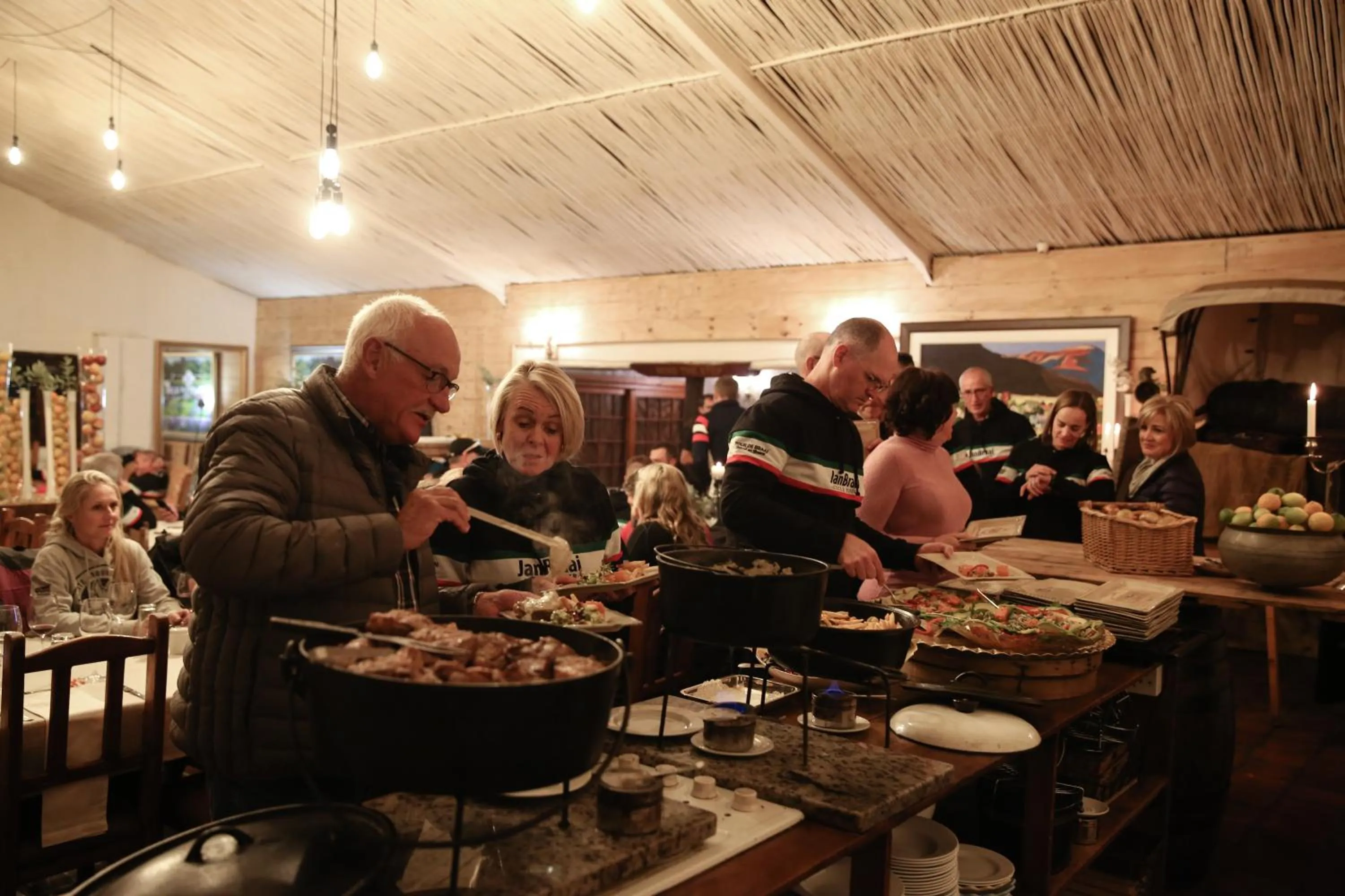 People in De Opstal Country Lodge