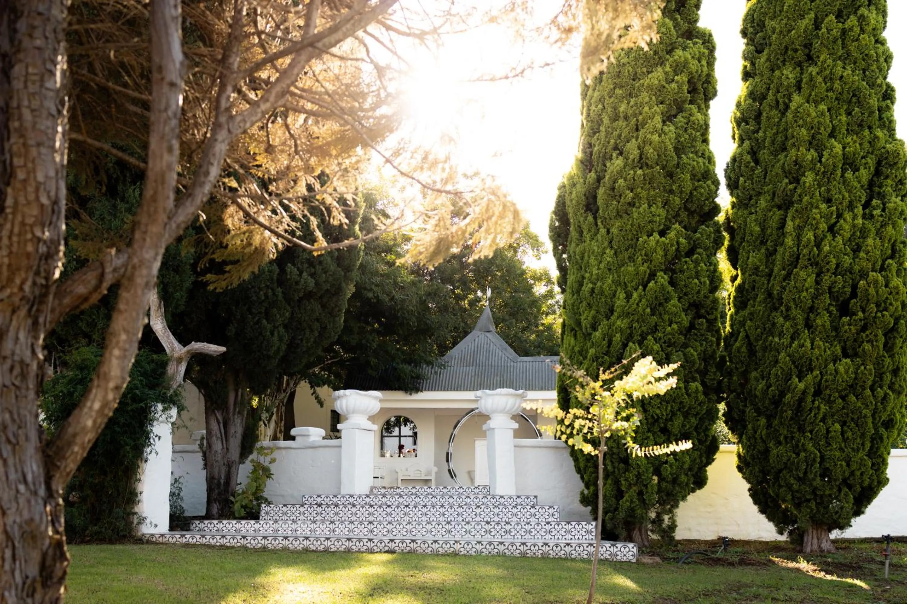 Garden in De Opstal Country Lodge
