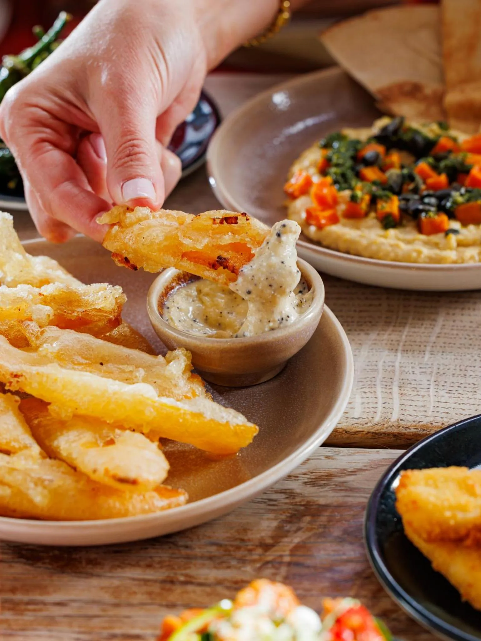 Food close-up in The Rose and Crown