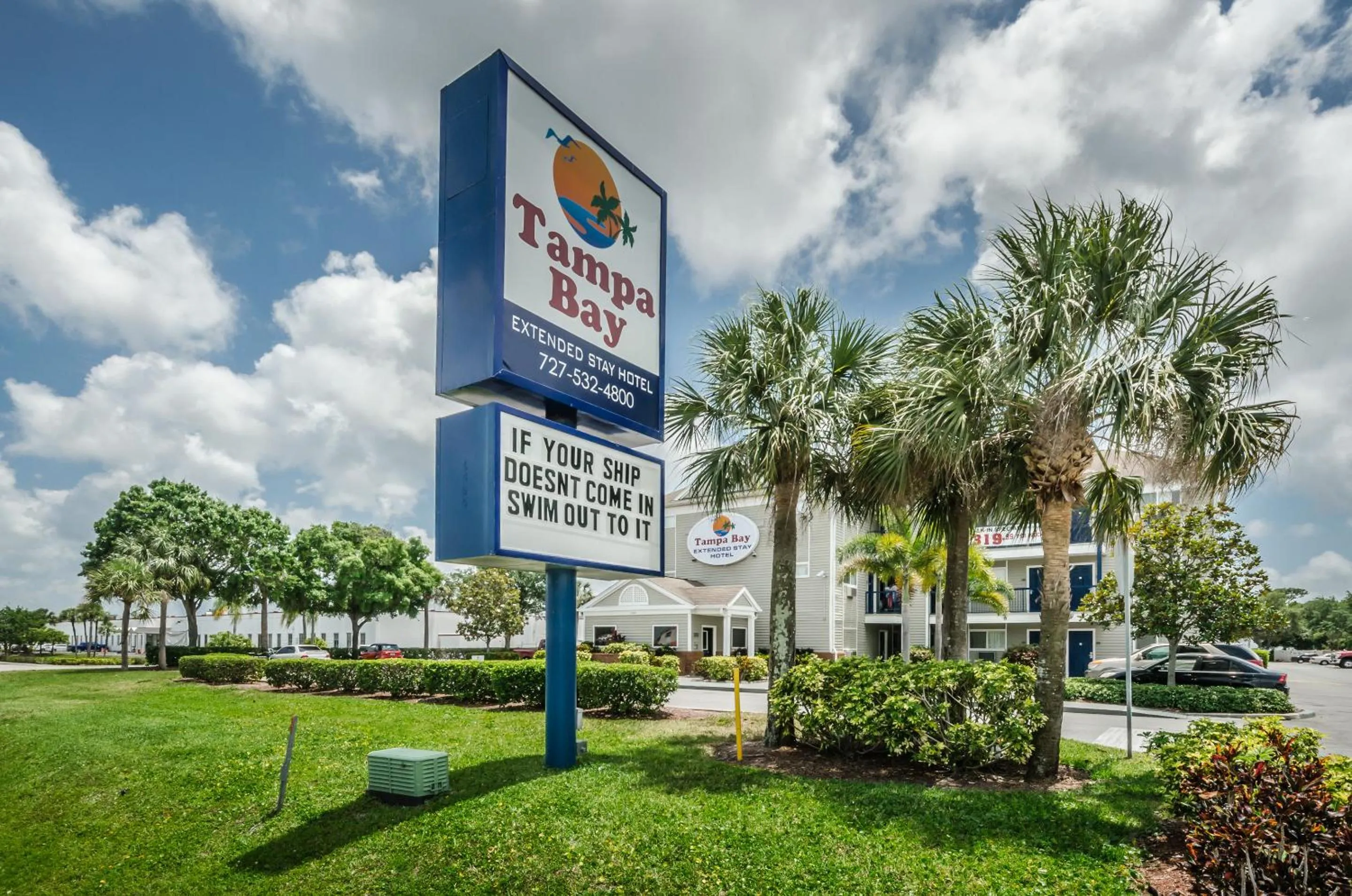 Property logo or sign in Tampa Bay Extended Stay Hotel