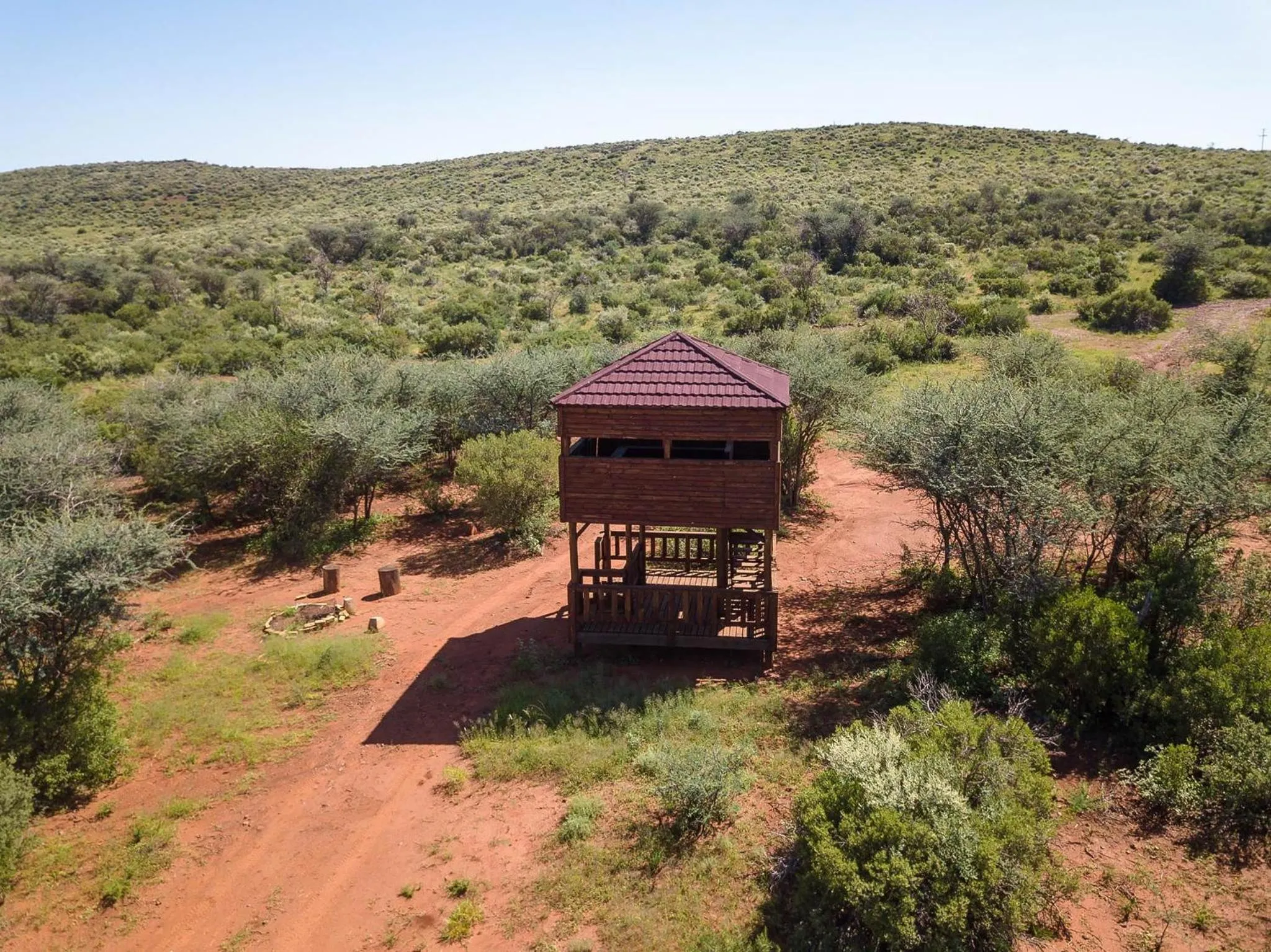 Natural landscape in Red Sands Country Lodge