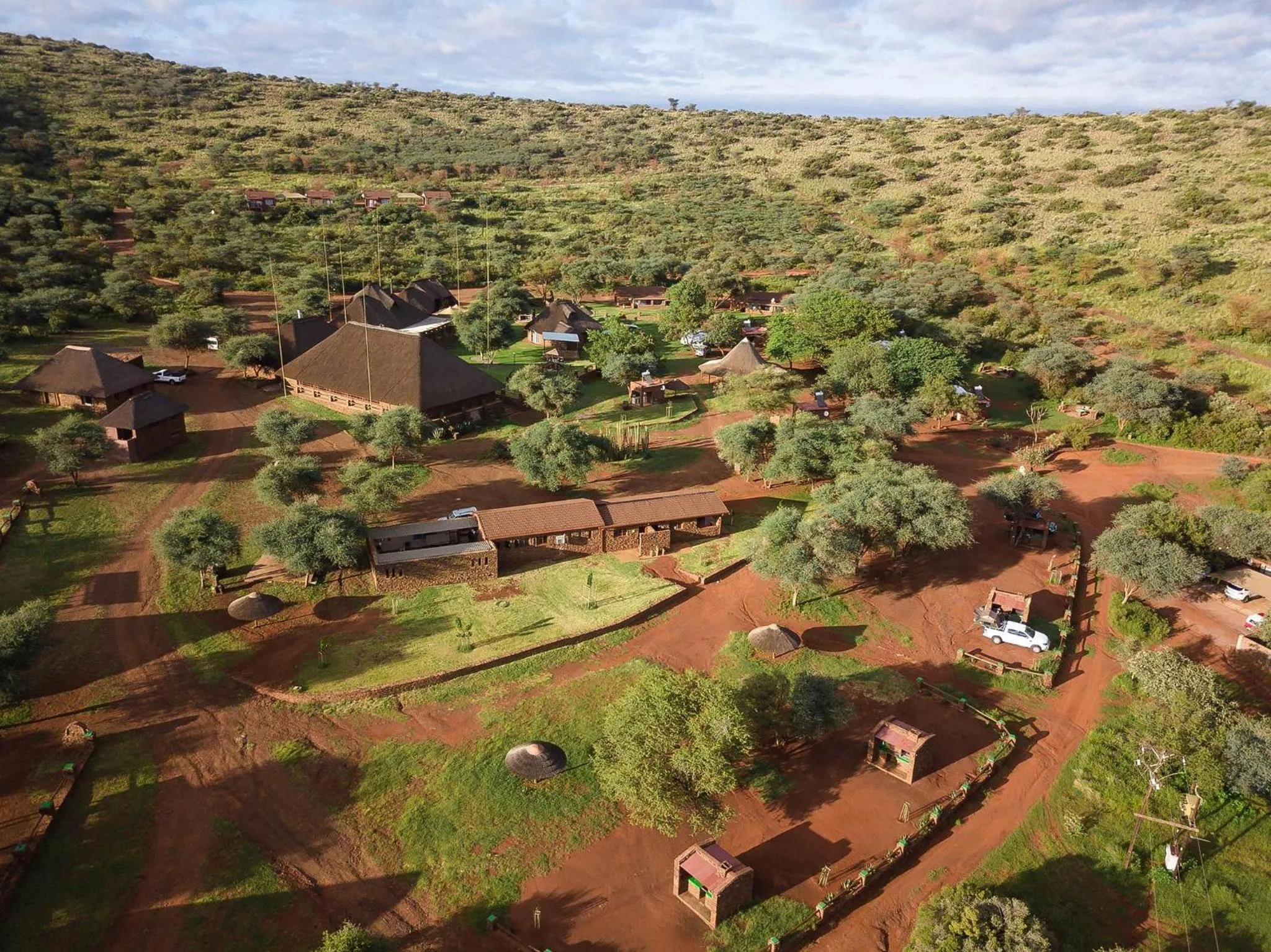 Bird's eye view in Red Sands Country Lodge