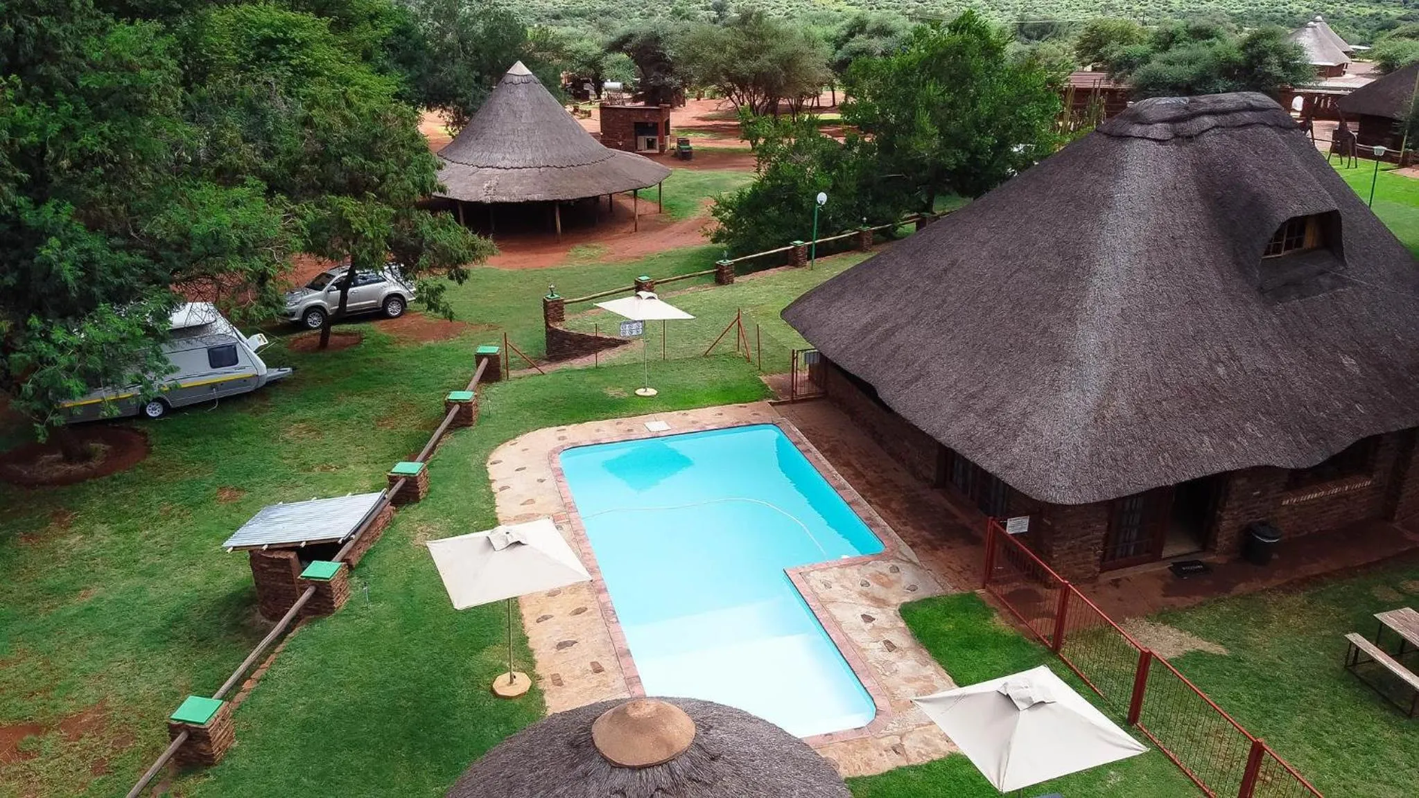 Bird's eye view in Red Sands Country Lodge