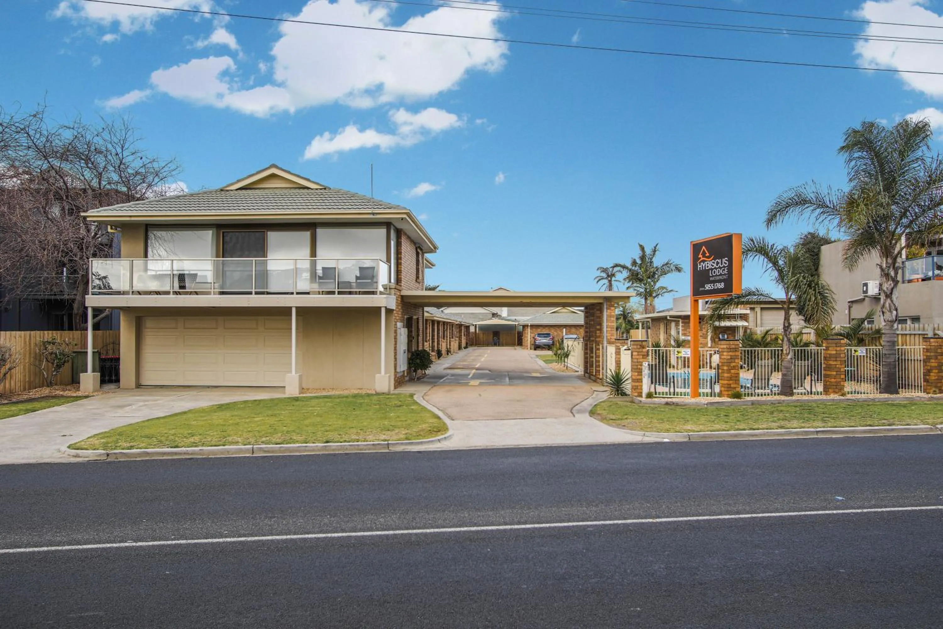 Property building in Hybiscus Waterfront Apartments