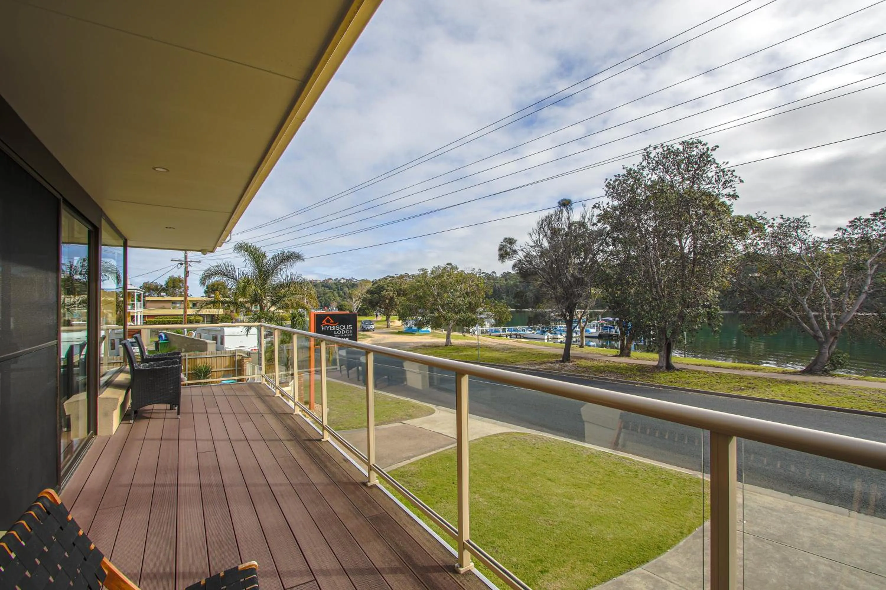 Balcony/Terrace in Hybiscus Waterfront Apartments