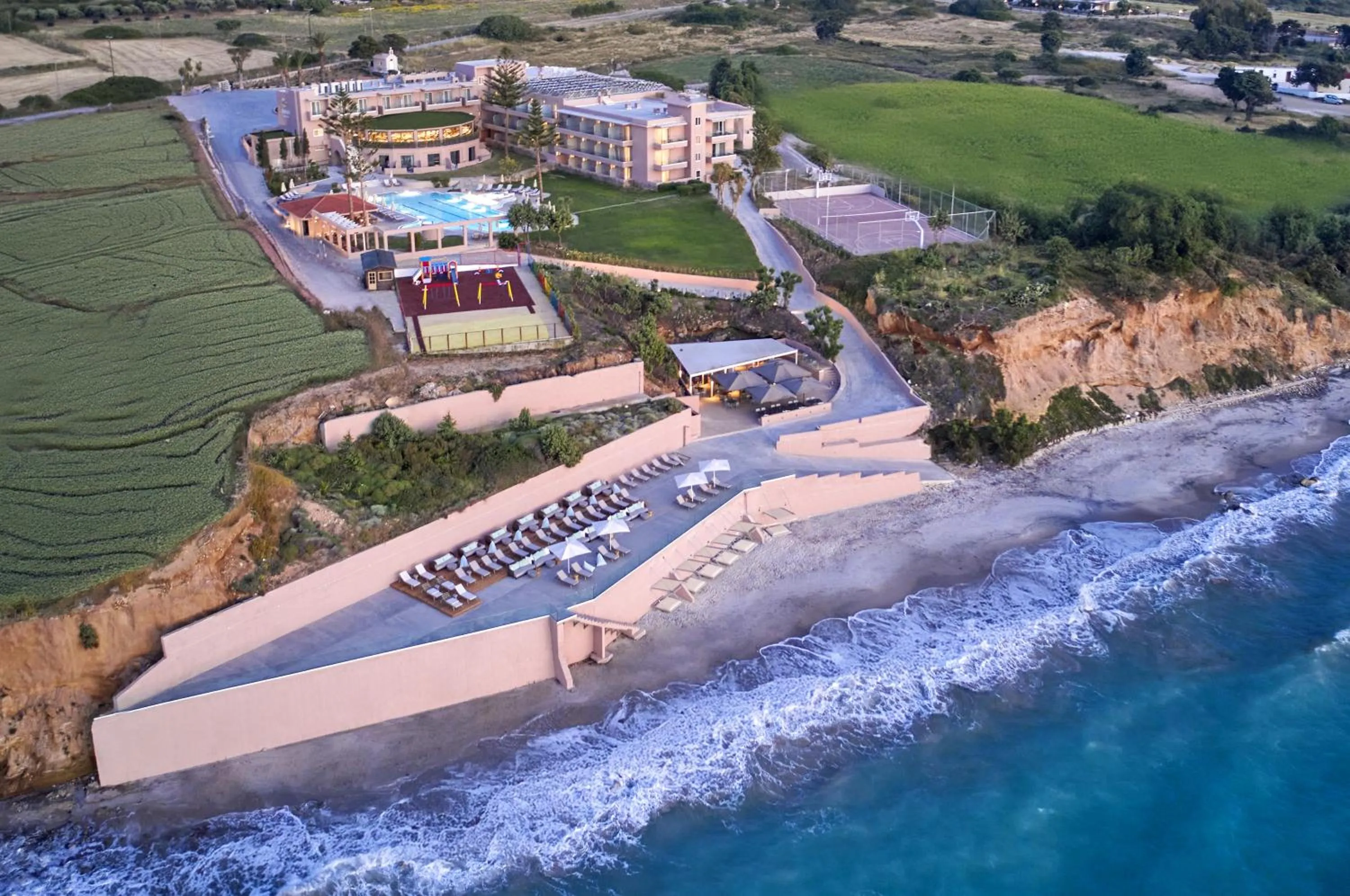 Bird's eye view in Ammos Luxury Resort