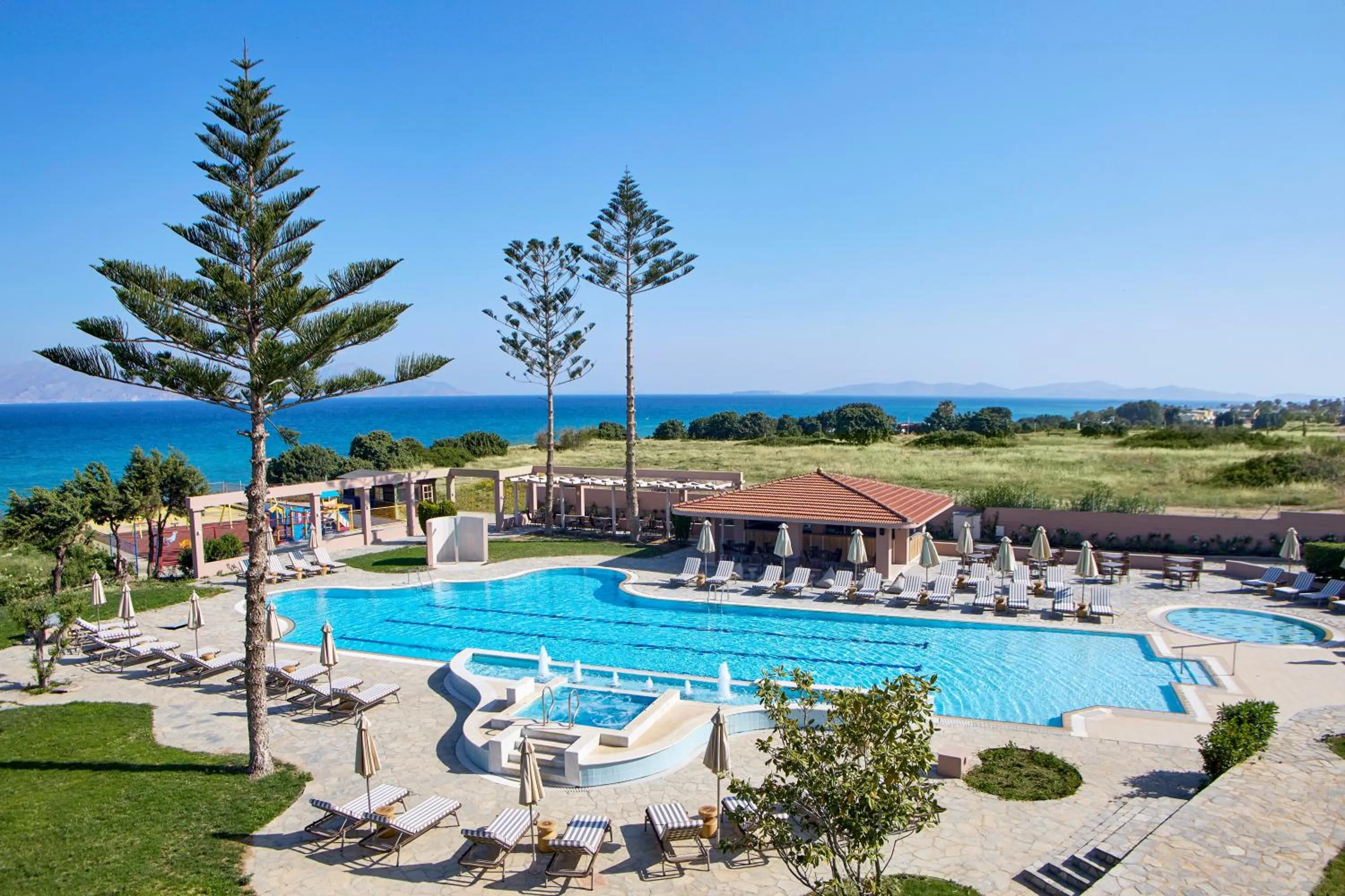 Swimming pool in Ammos Luxury Resort