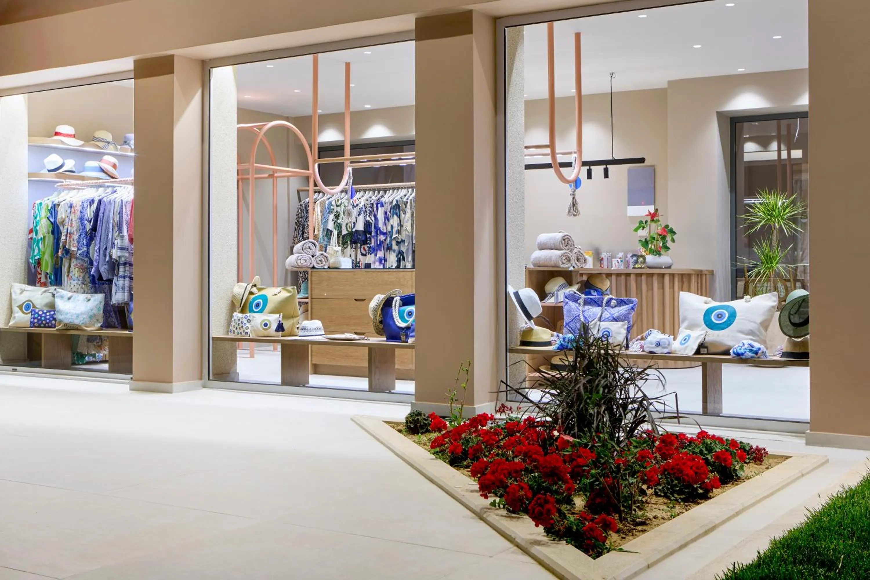 Shopping Area in Ammos Luxury Resort