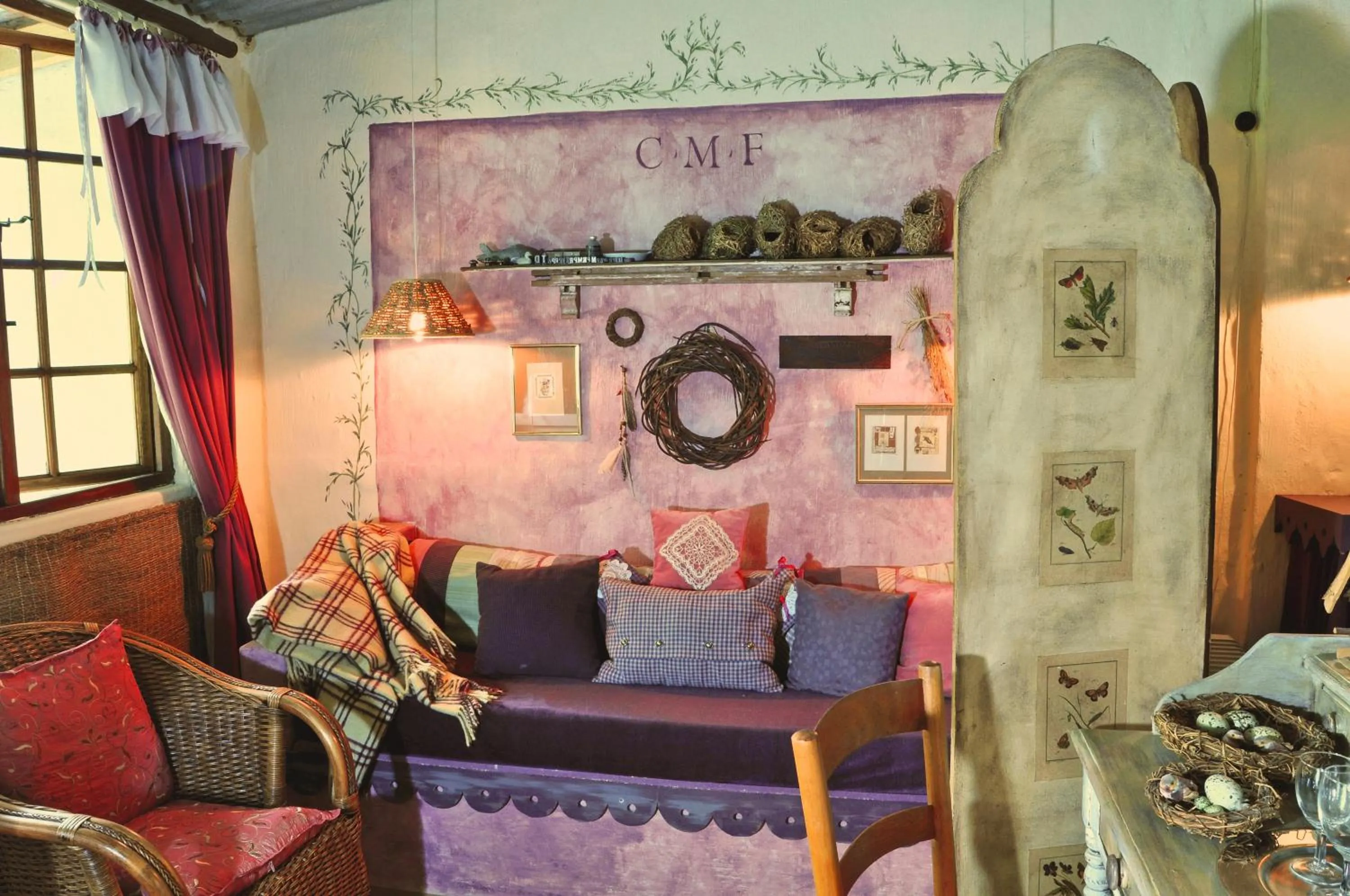 Decorative detail in Cleopatra Mountain Farmhouse