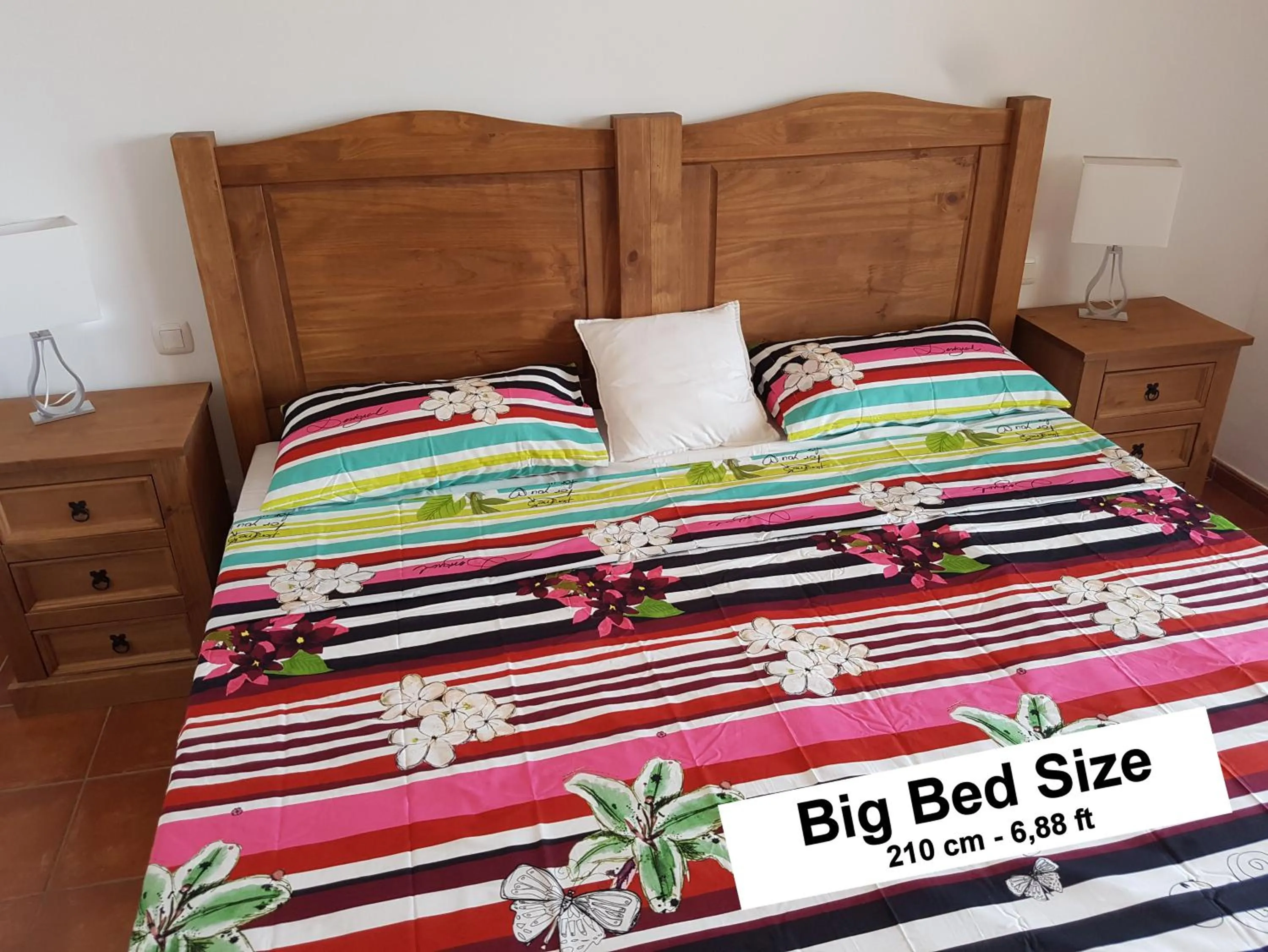 Bed in Timanfaya Casa Rural