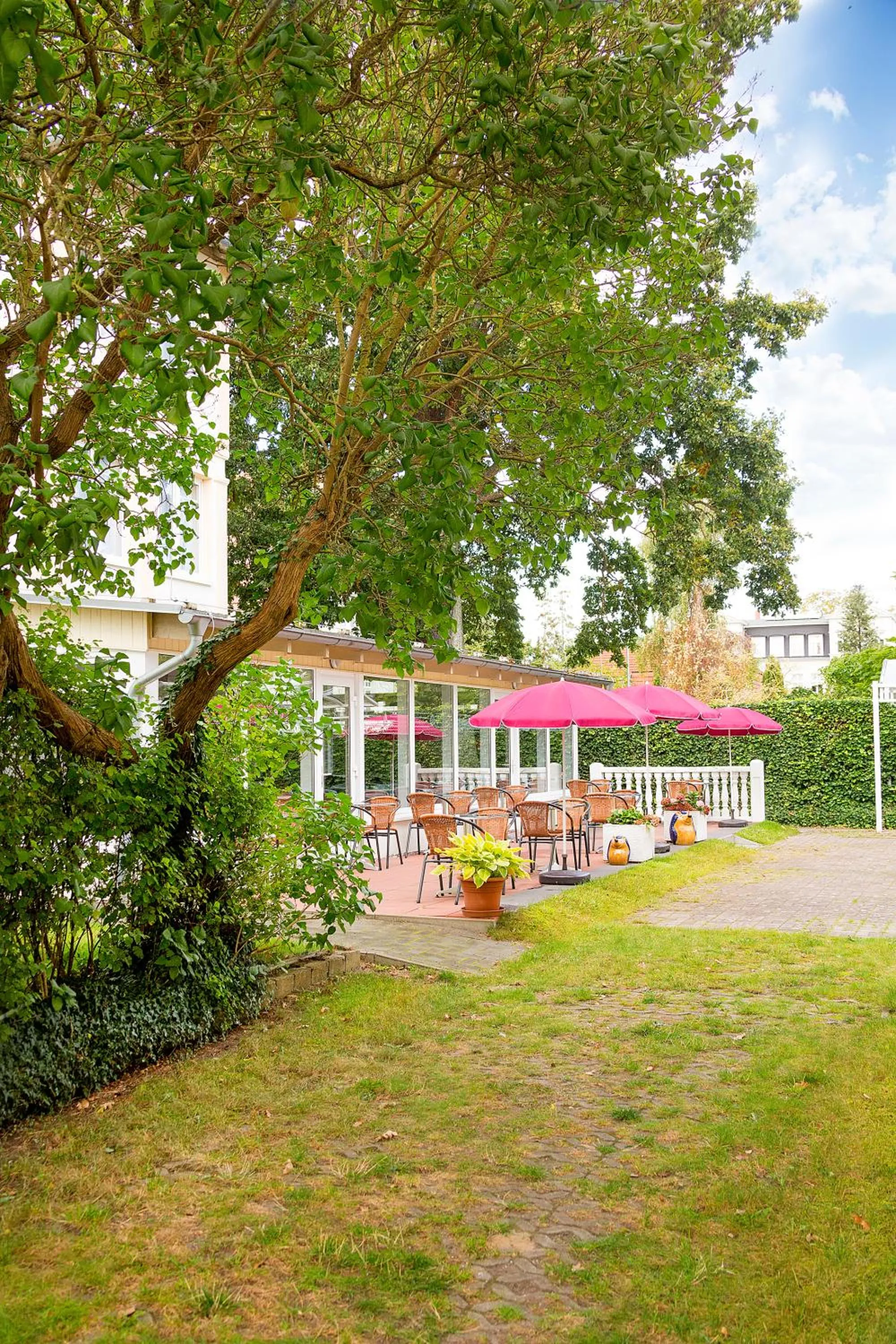 Garden in Hotel Garni Sonne