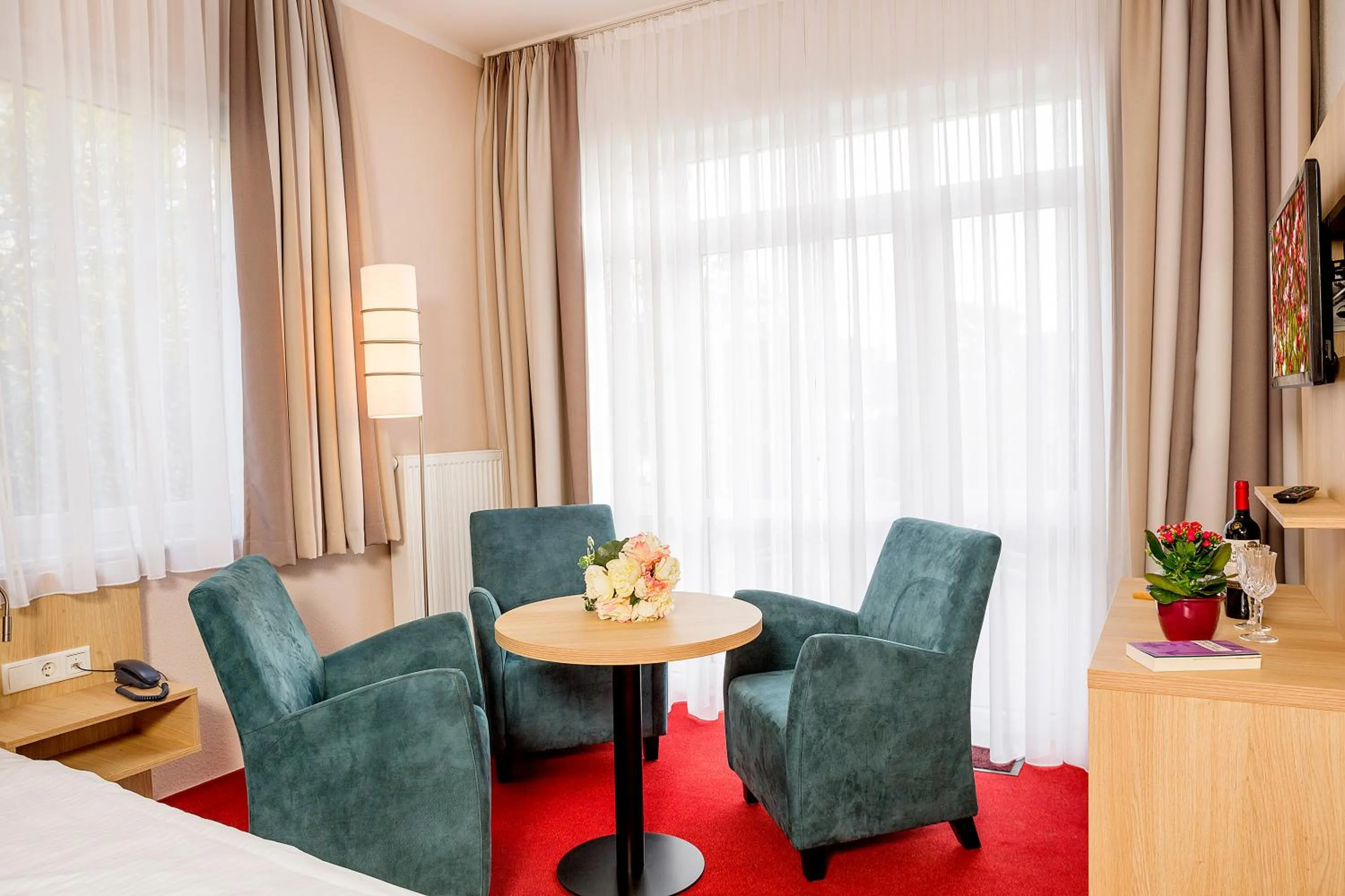 Seating area in Hotel Garni Sonne