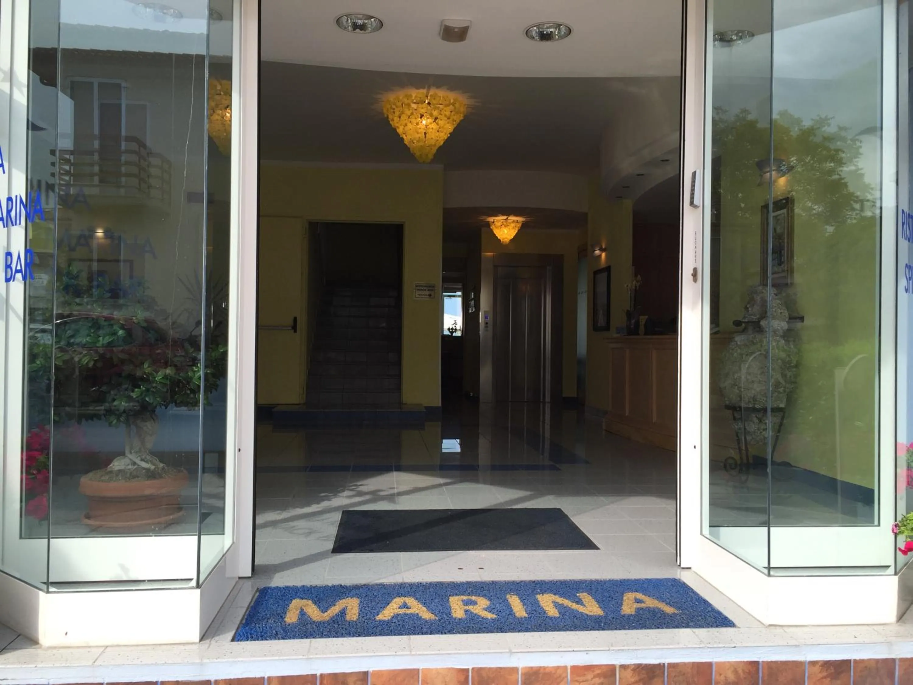 Facade/entrance in Hotel Marina