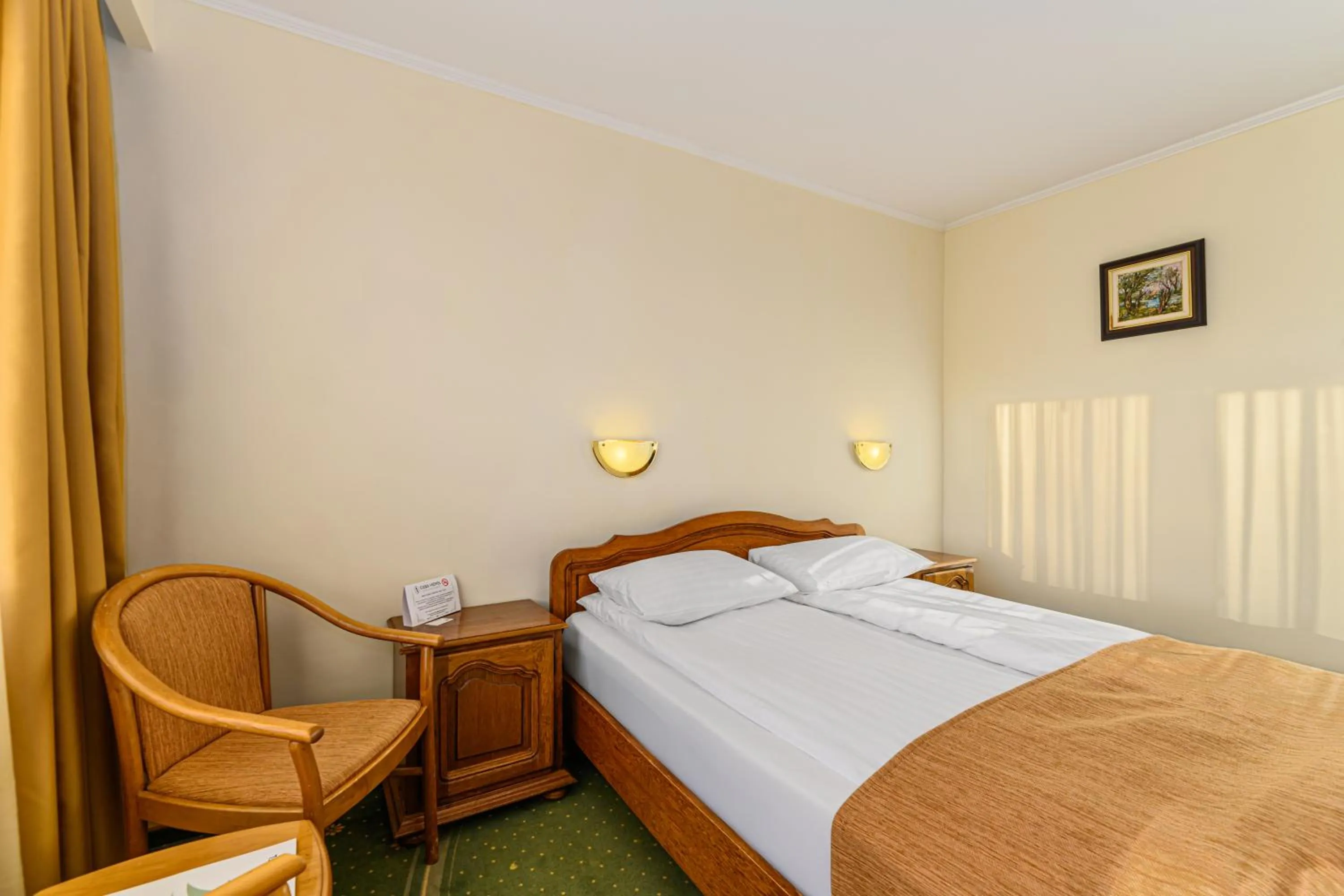 Bed in Hotel Casa Viorel jacuzzi & saunas