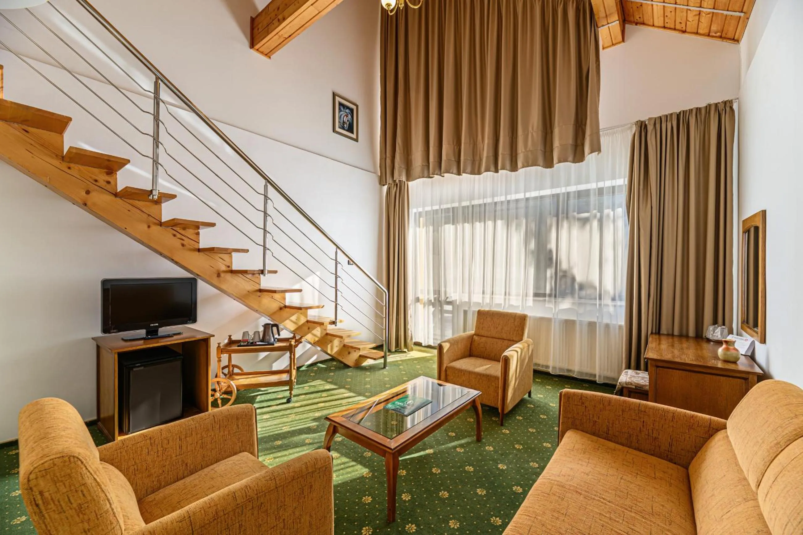 TV and multimedia in Hotel Casa Viorel jacuzzi & saunas