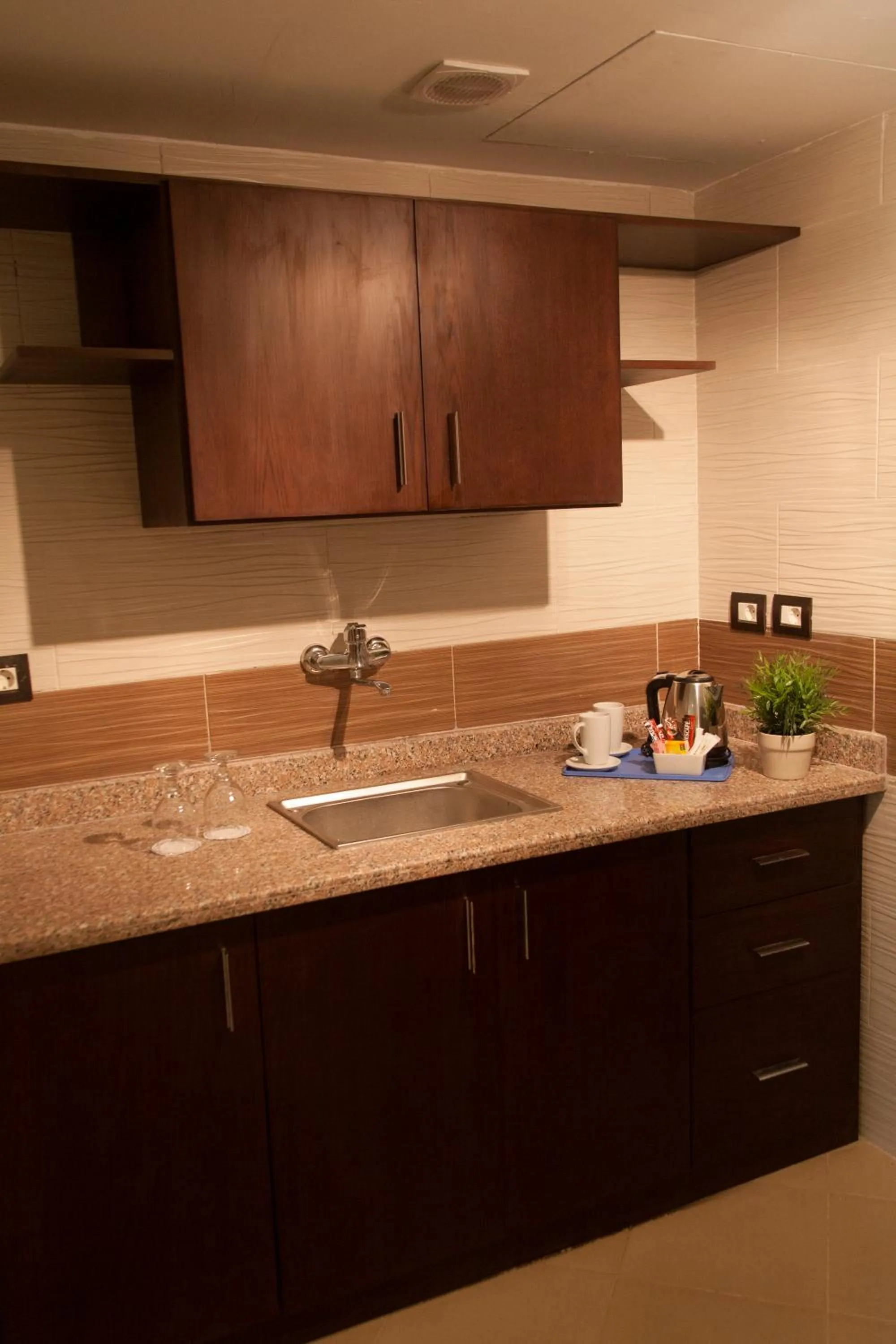 Kitchen or kitchenette in Elite Residence Aqua Park