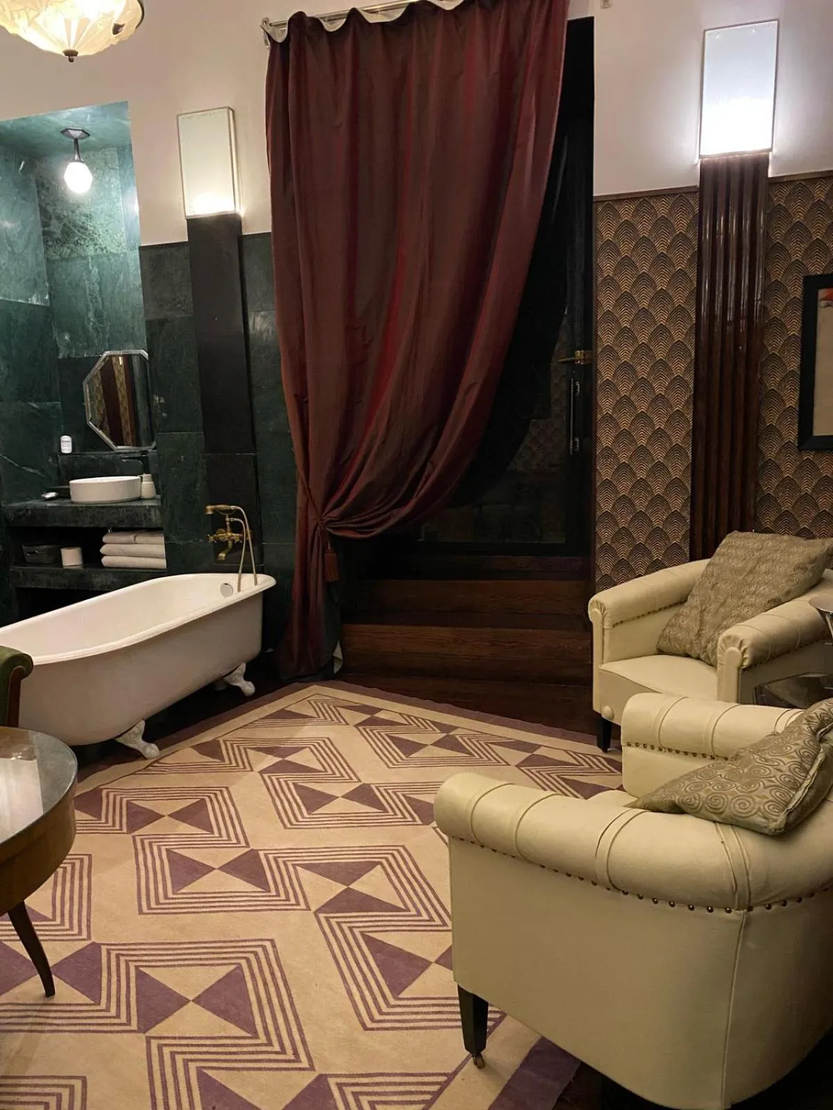 Living room in Castle in Old Town