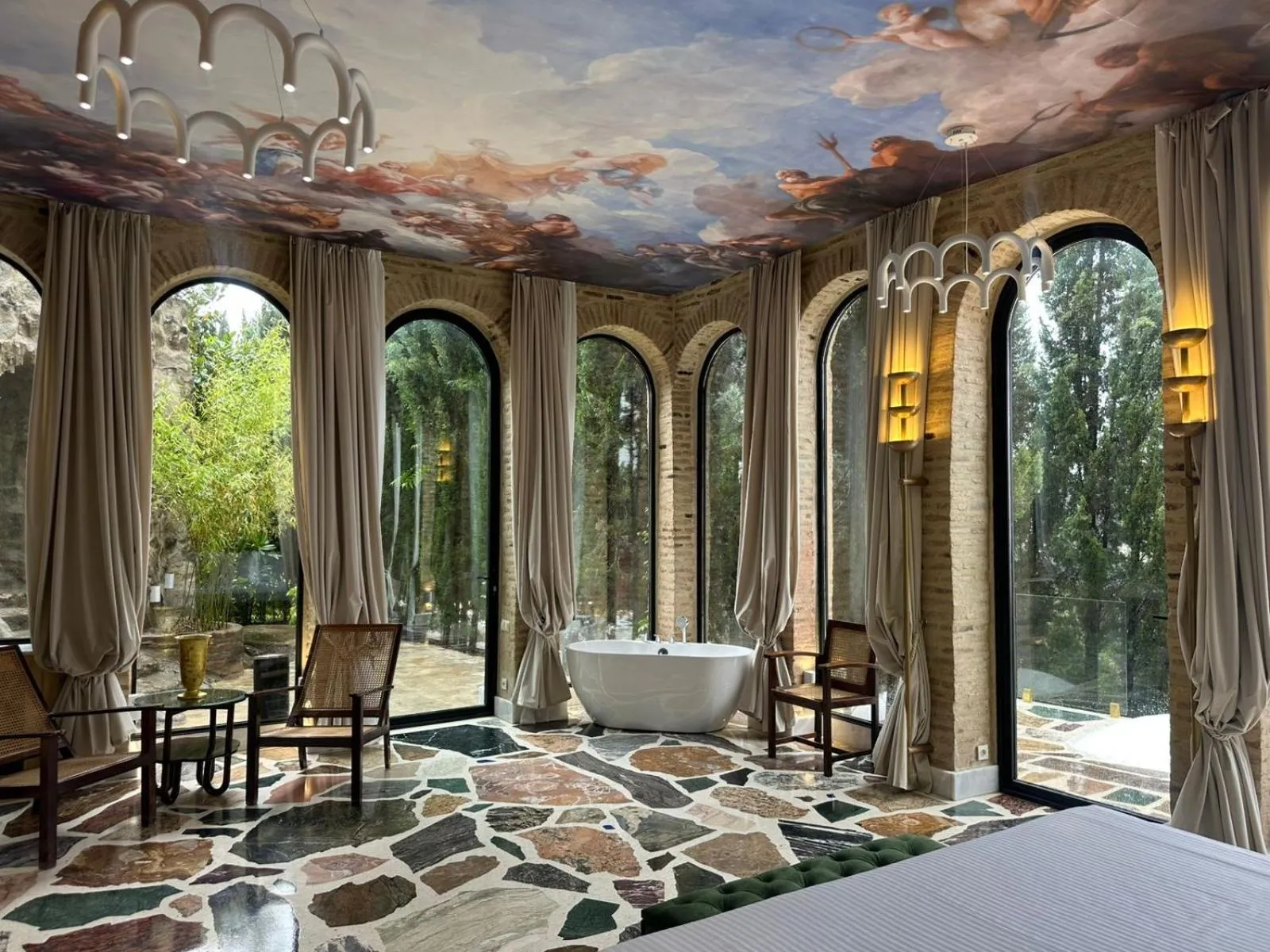 Living room in Castle in Old Town