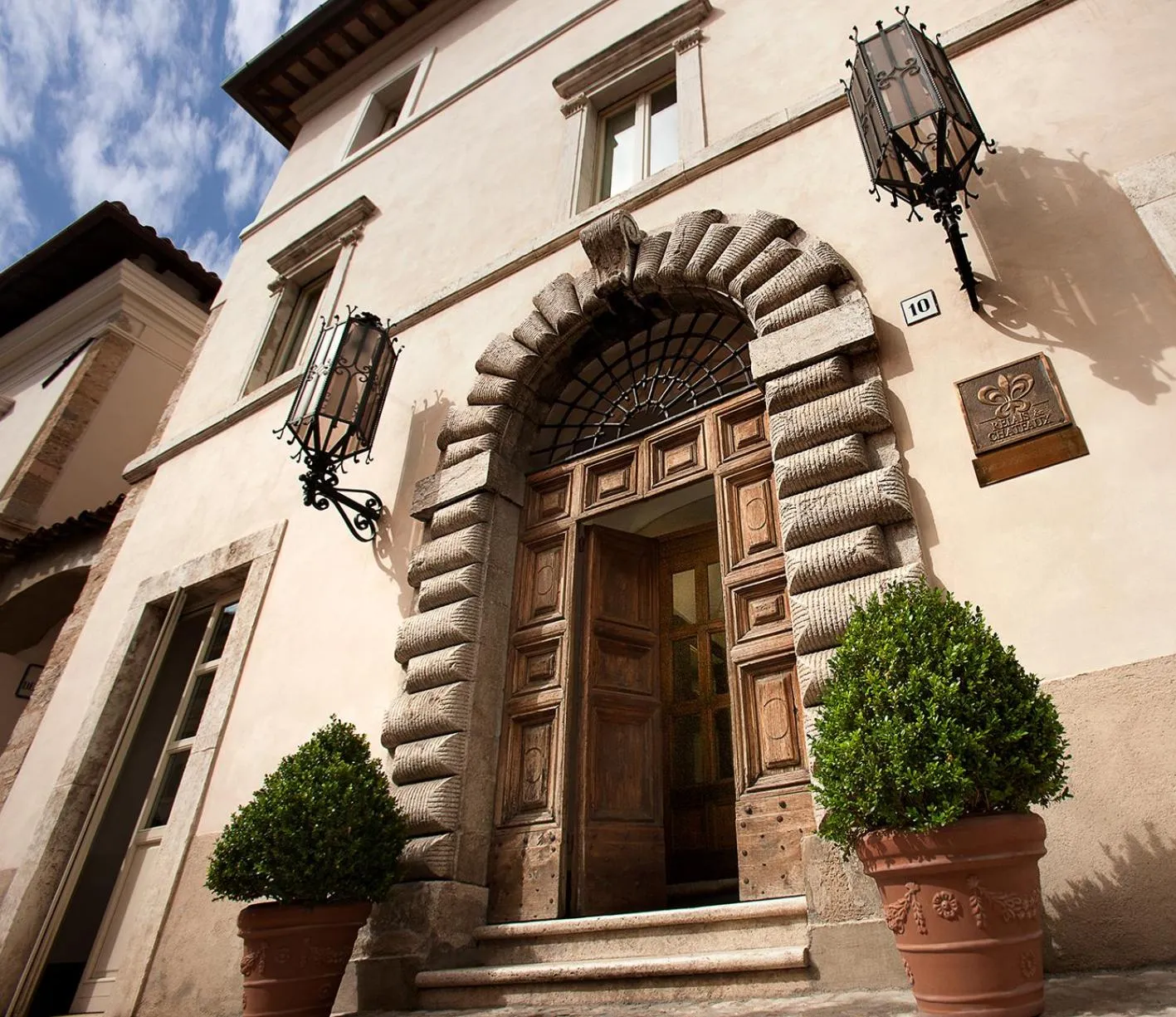 Facade/entrance in Relais & Chateaux Palazzo Seneca