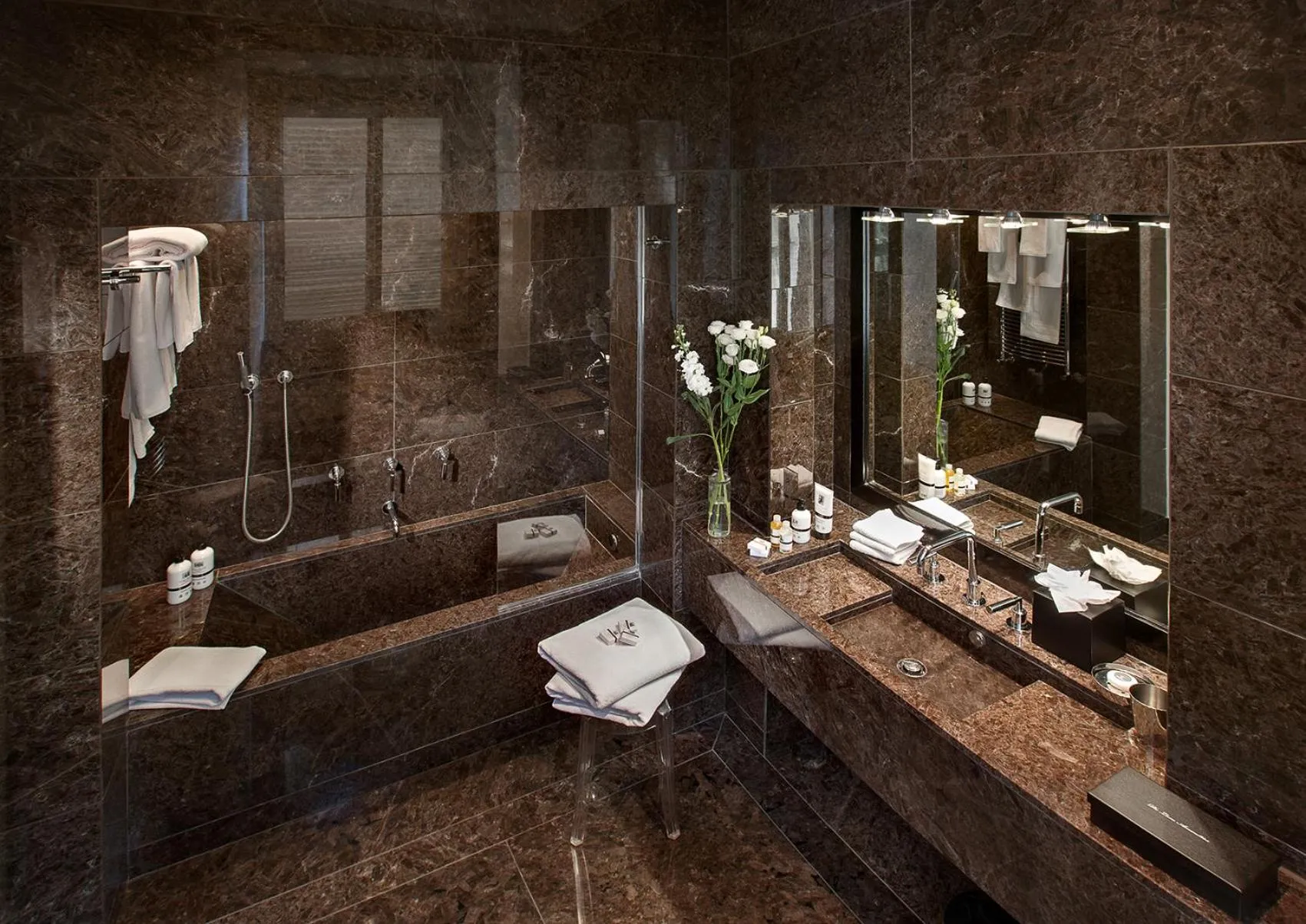 Bathroom in Relais & Chateaux Palazzo Seneca