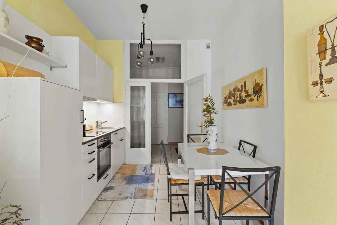 Kitchen or kitchenette in Al Battello