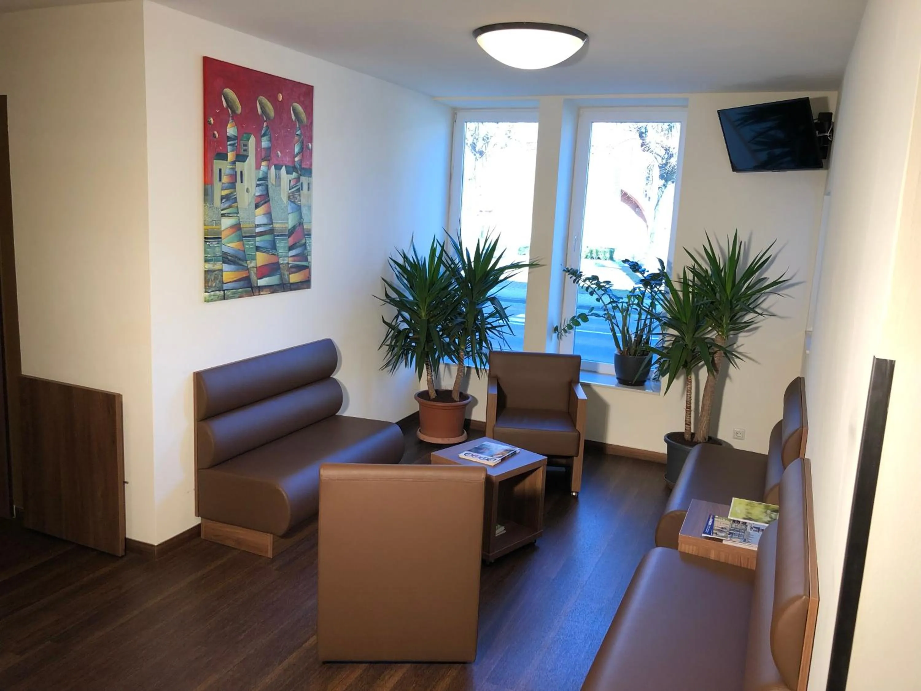 Lobby or reception in Hotel Isenbütteler Hof