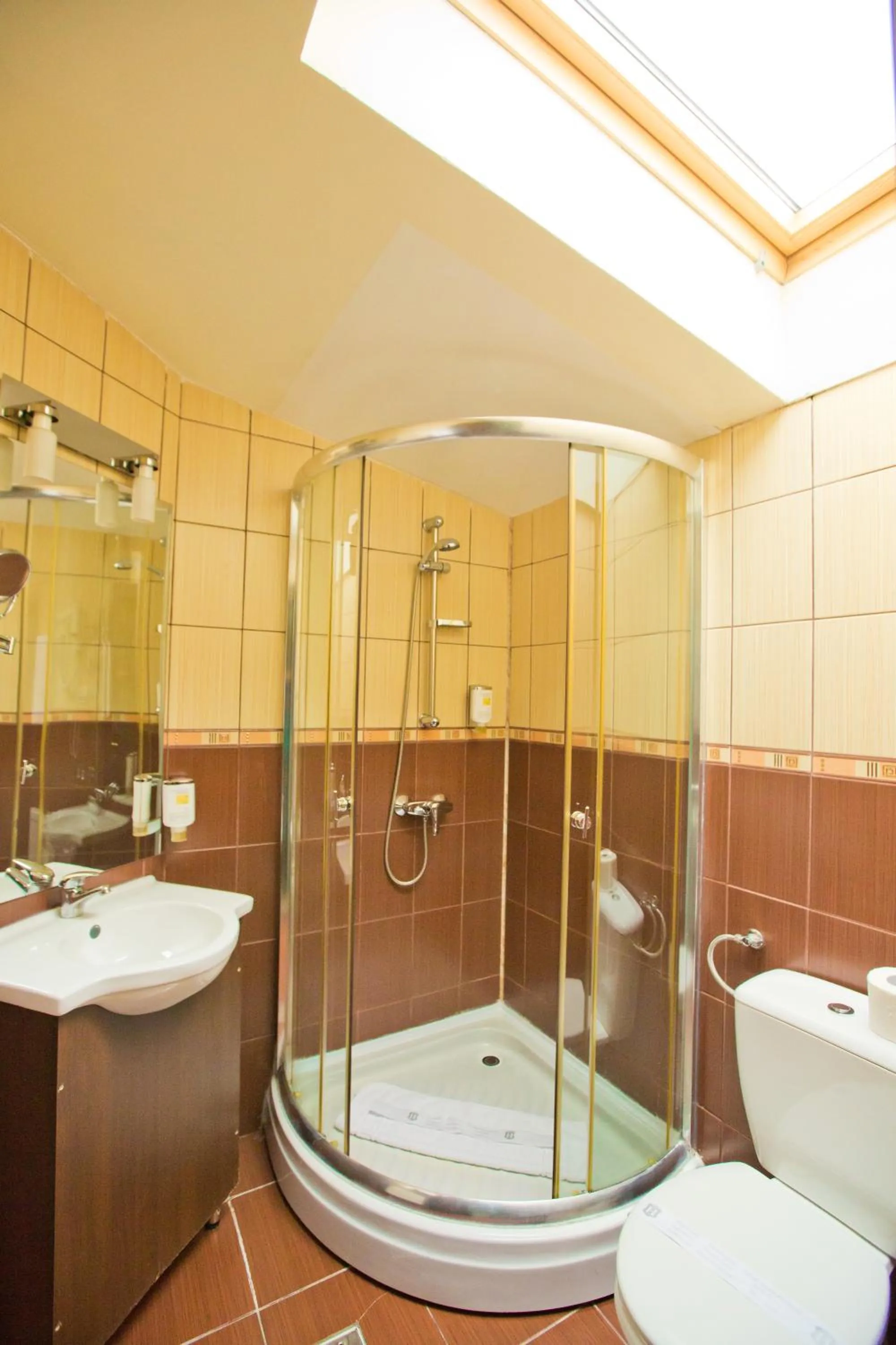 Shower in Hotel Piemonte