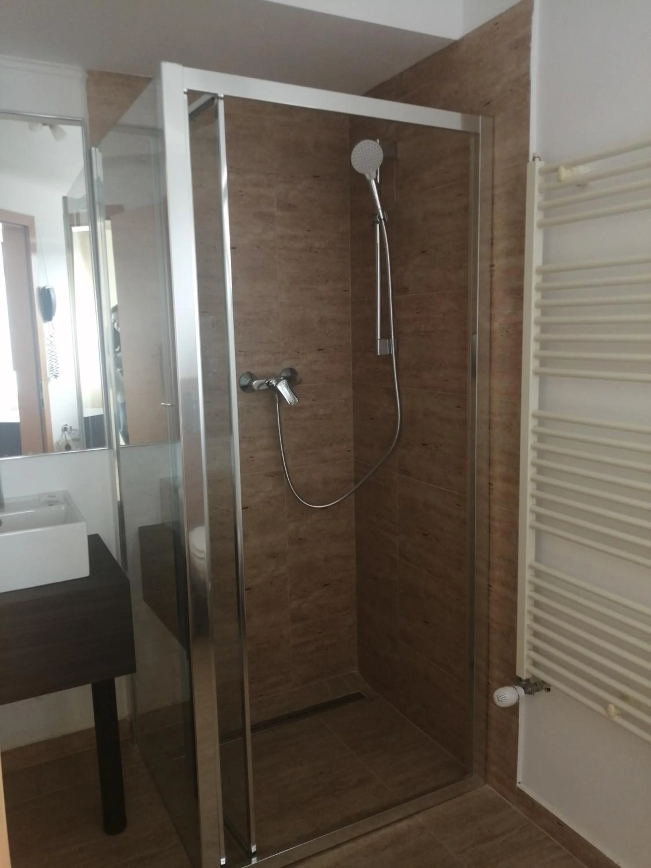 Shower in Hotel Piemonte