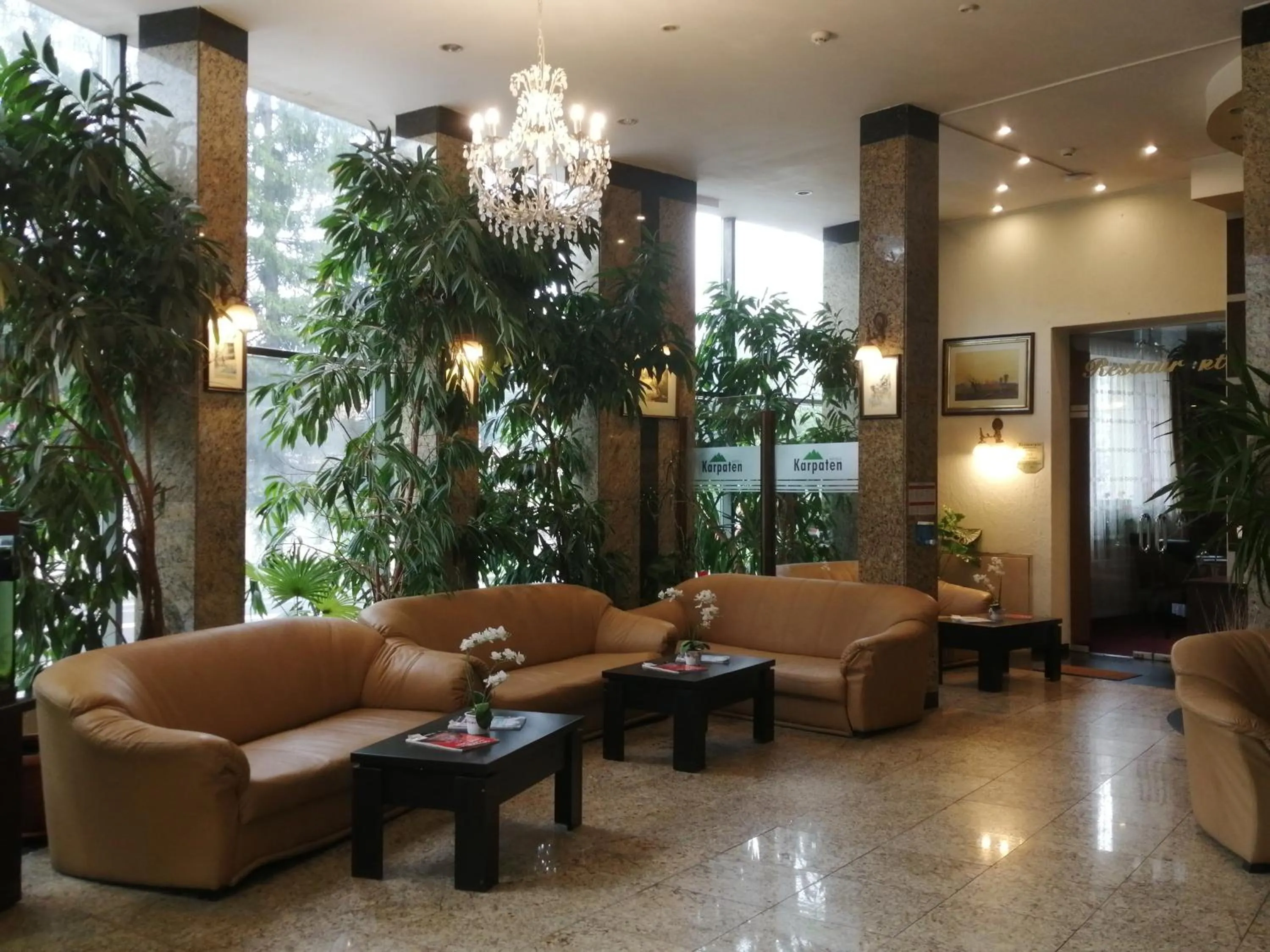 Lobby or reception in Hotel Piemonte