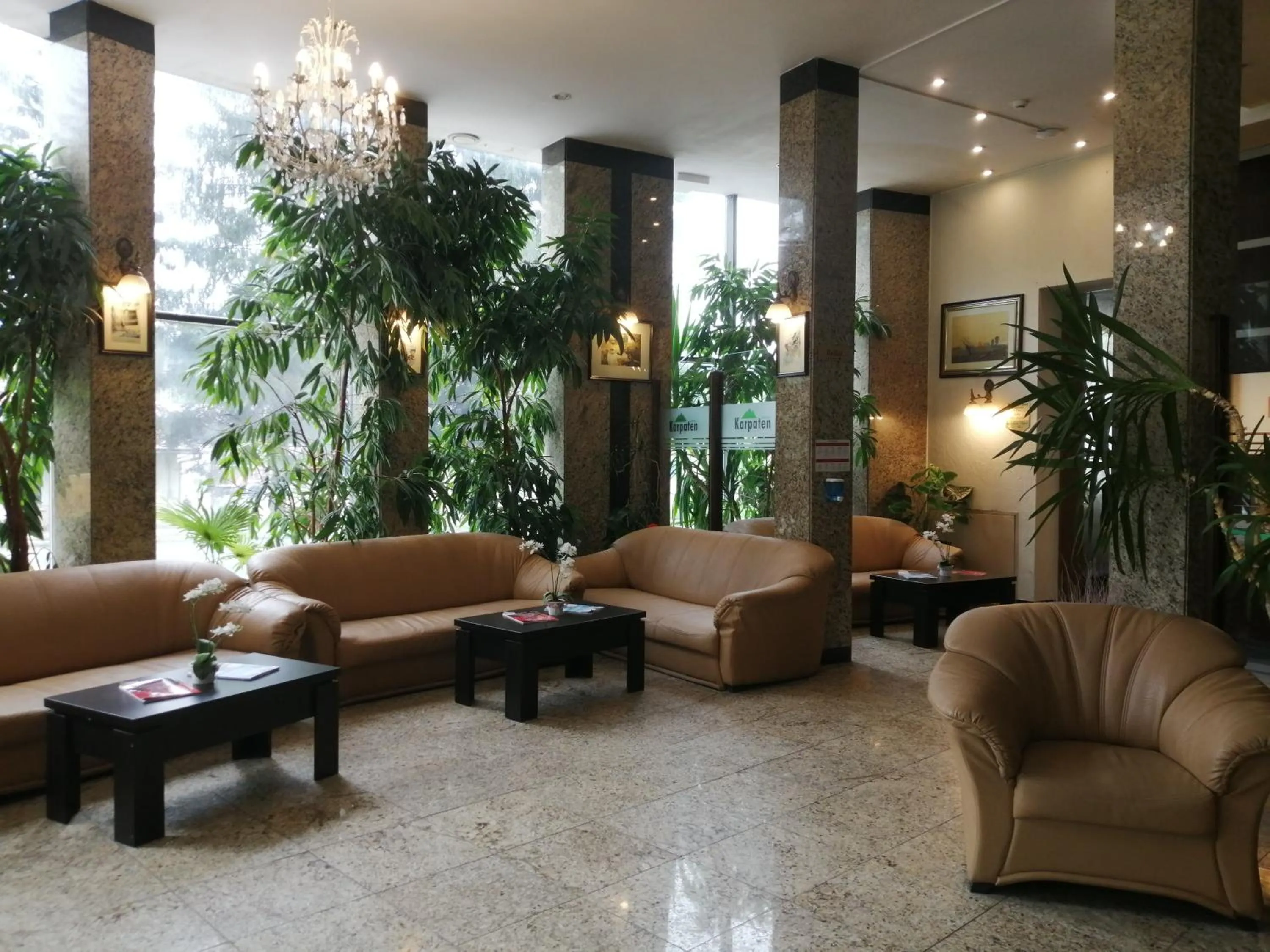 Lobby or reception in Hotel Piemonte